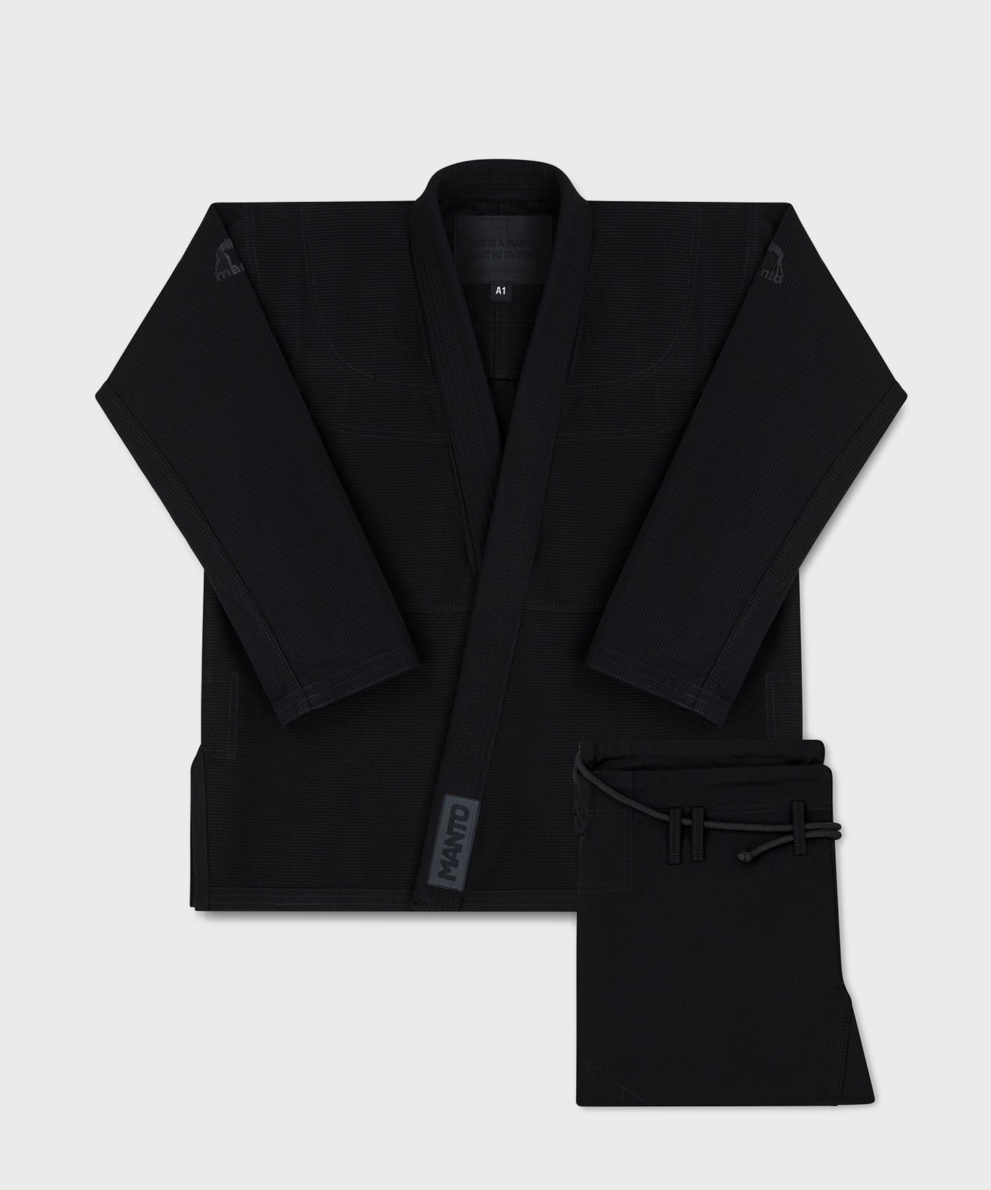 Manto Base 3.0 BJJ Gi - Black/Black