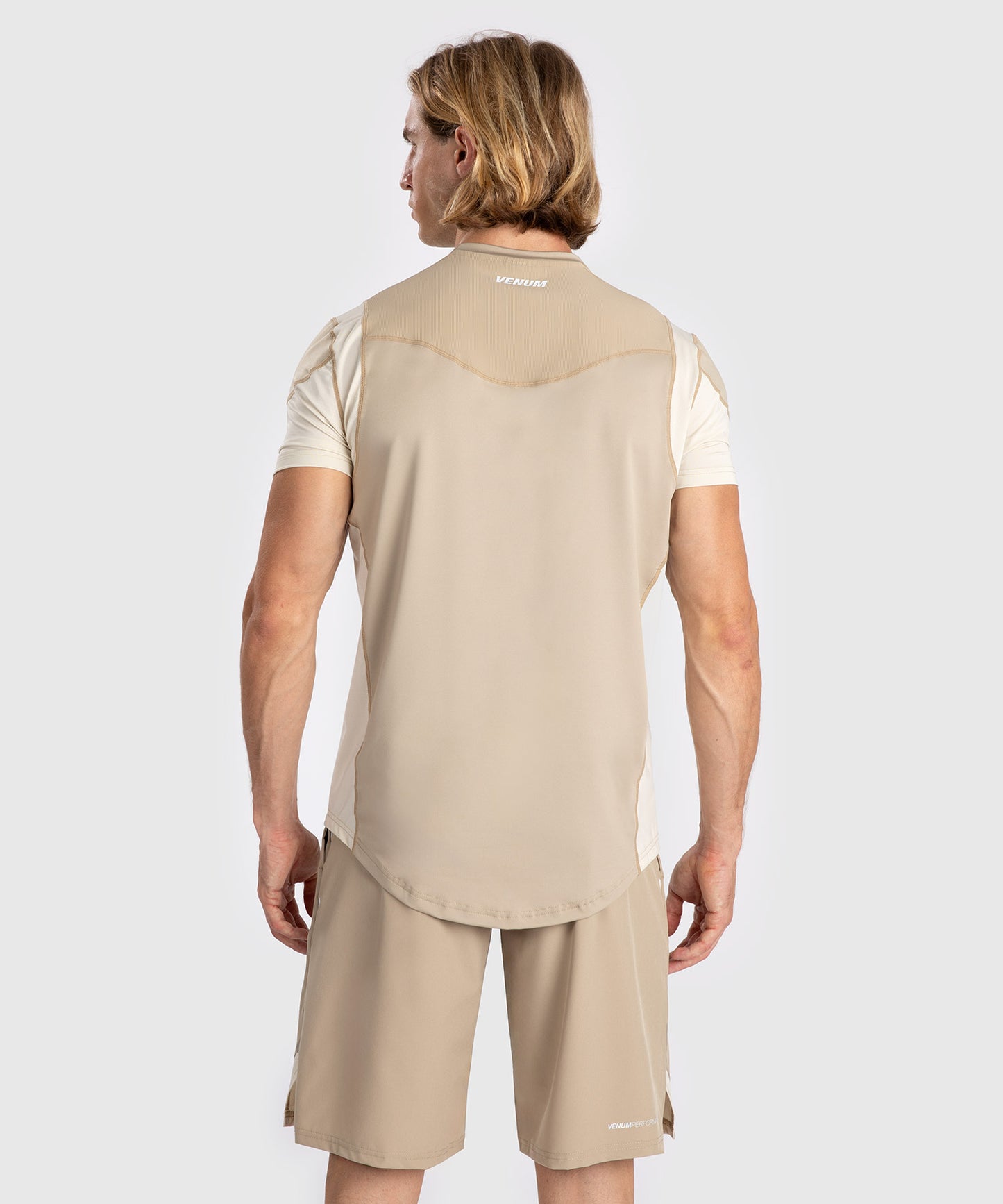 T-shirt Dry-Tech pour Hommes Venum Tempest - Beige/Sable