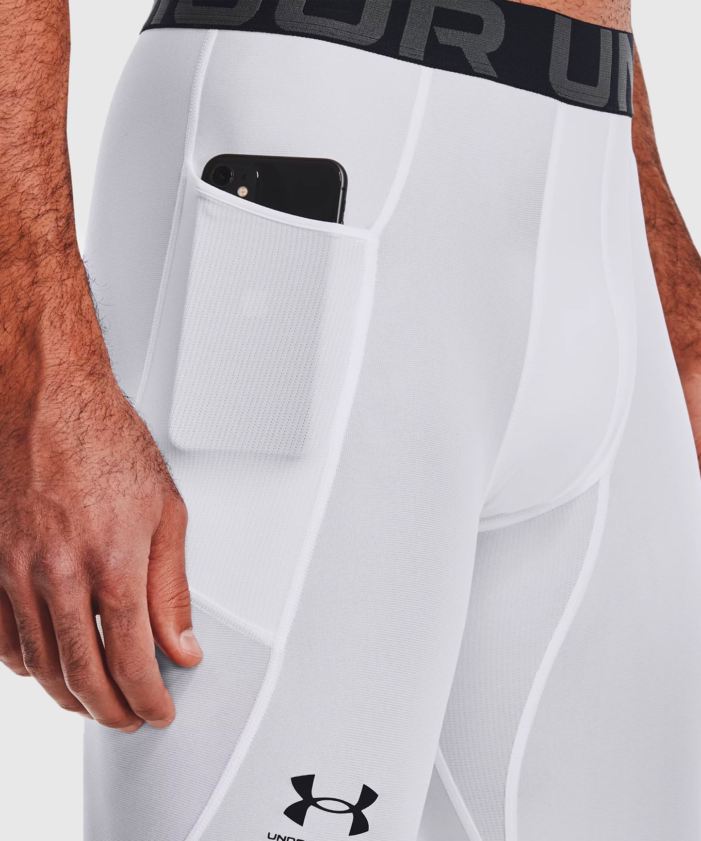 Pantalon De Compression Under Armour Heatgear® Armour - Blanc
