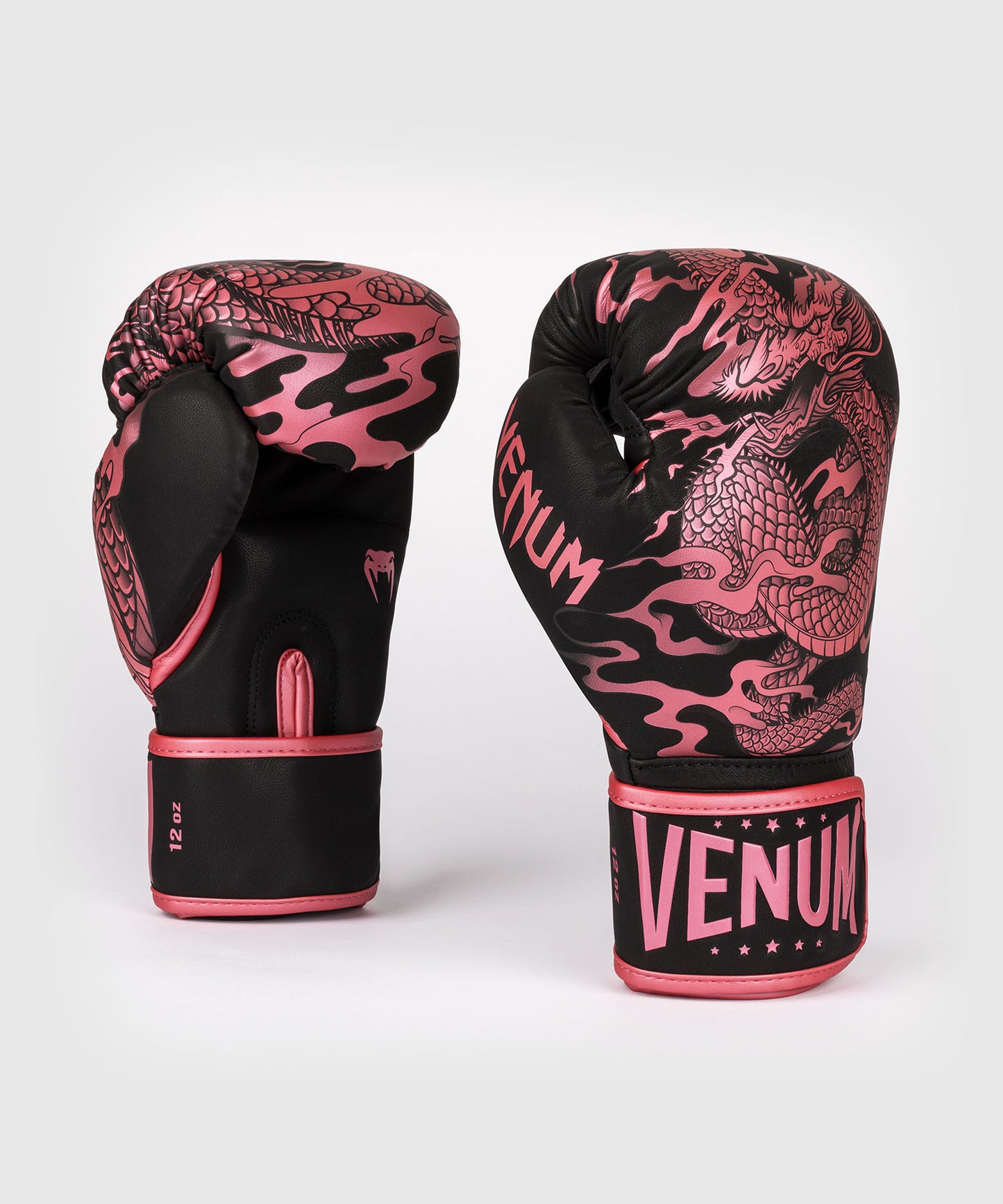 Dragon's Flight Boxing Gloves Black/Metallic Pink