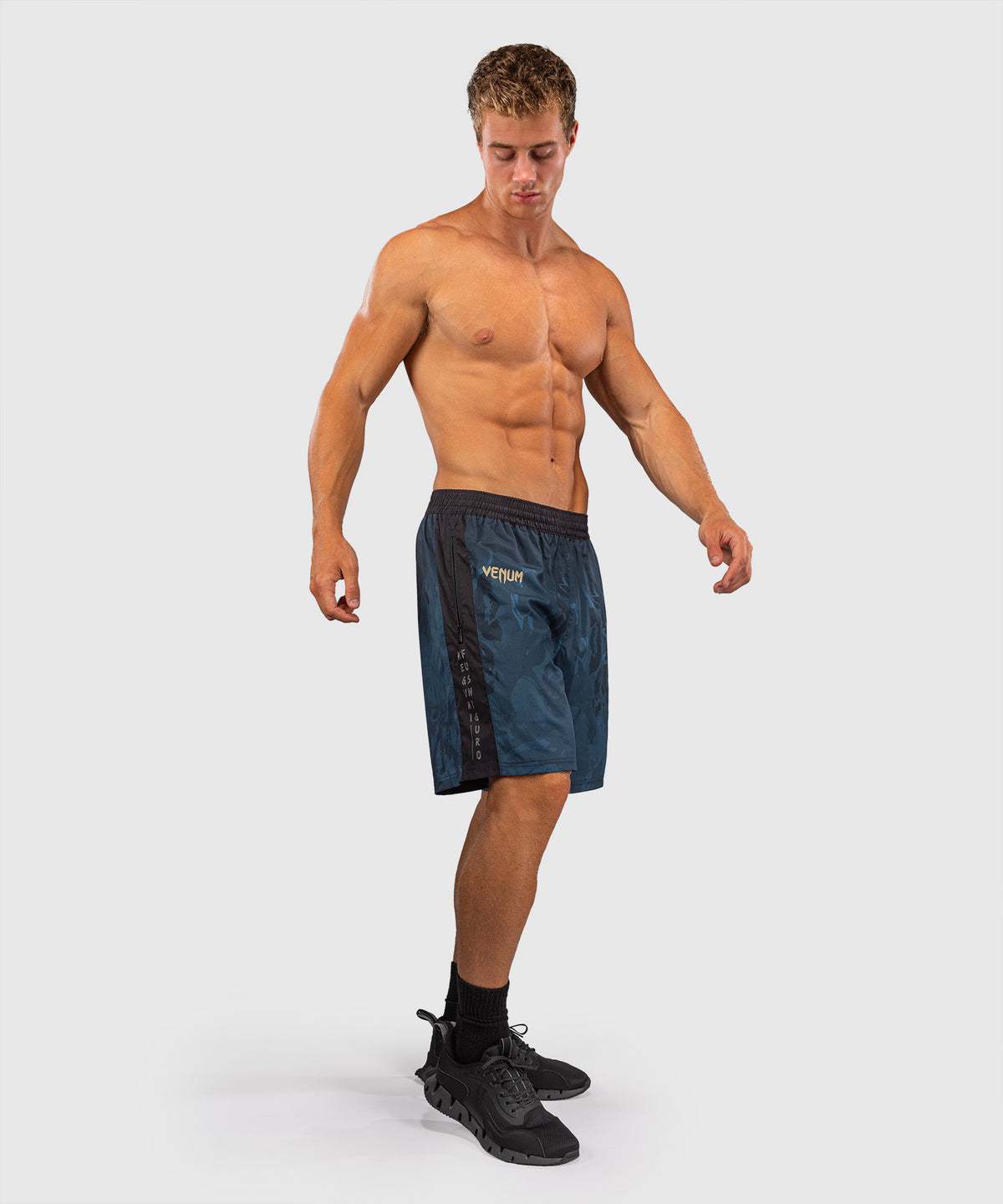 Jujutsu Kaisen x Venum Fushiguro Short de Entrenamiento – Verde Océano