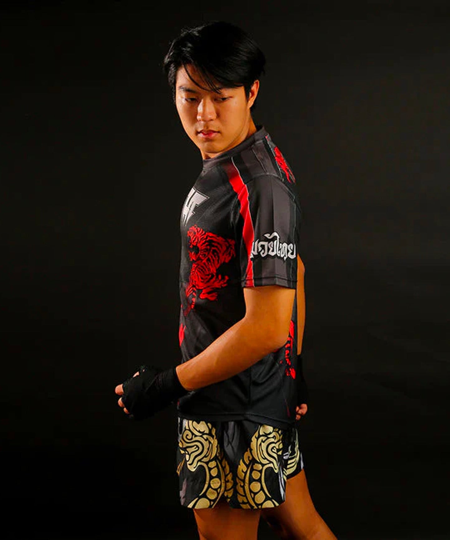 Tuff Double Tiger Camiseta - Negro
