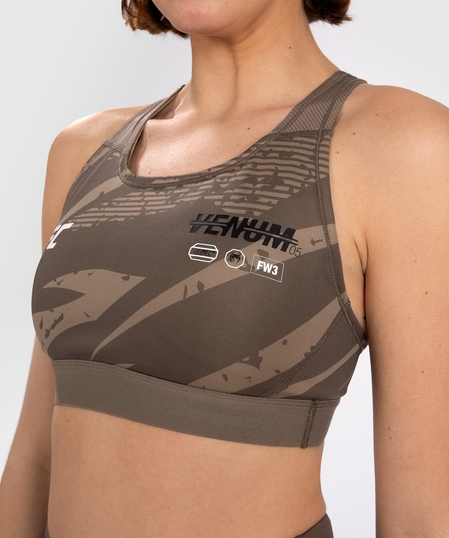 UFC Adrenaline by Venum Fight Week Reggiseno Sportivo Donna – Desert Camo