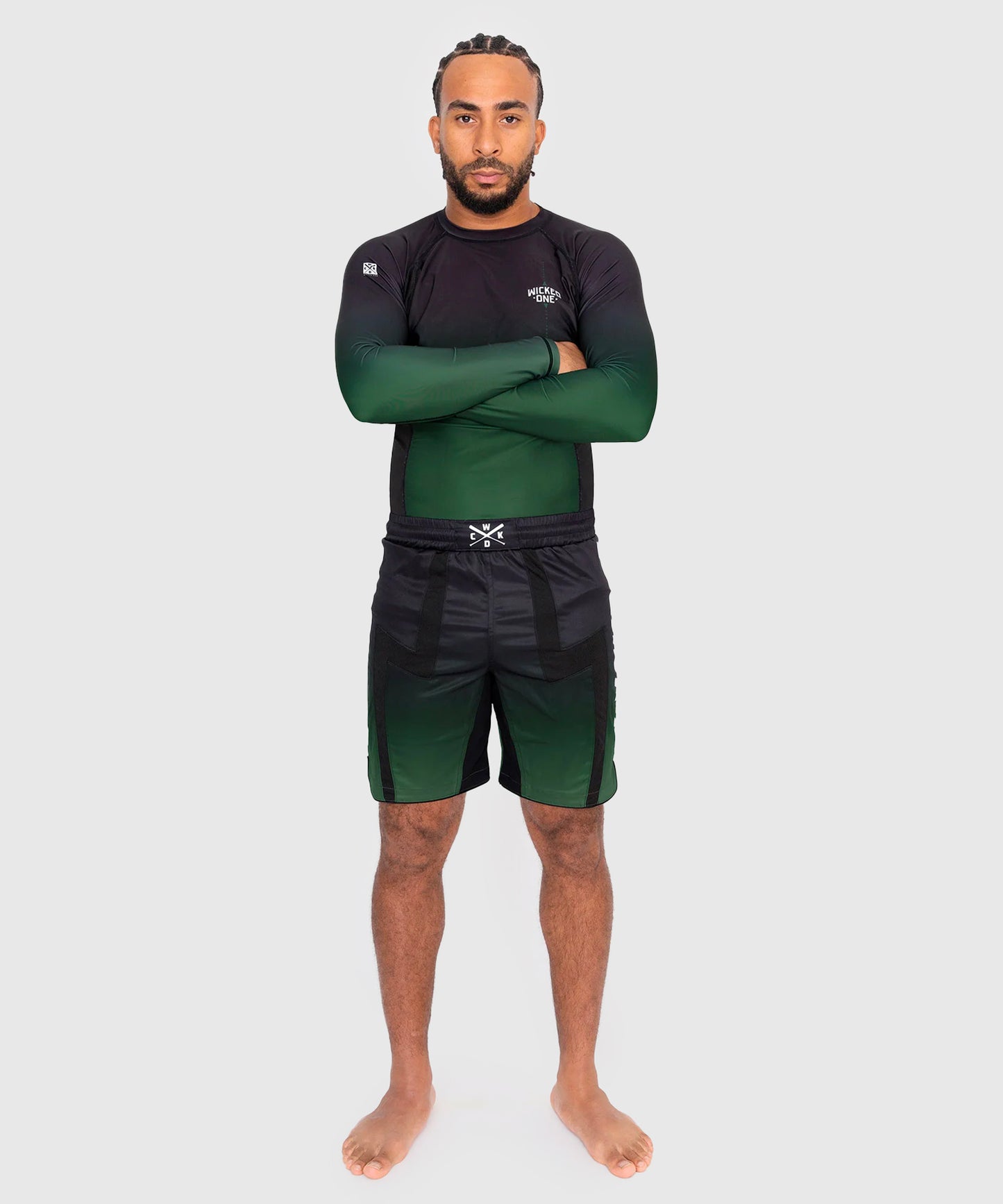 Wicked One Ghost Rashguard a Maniche Lunghe - Nero/Cachi