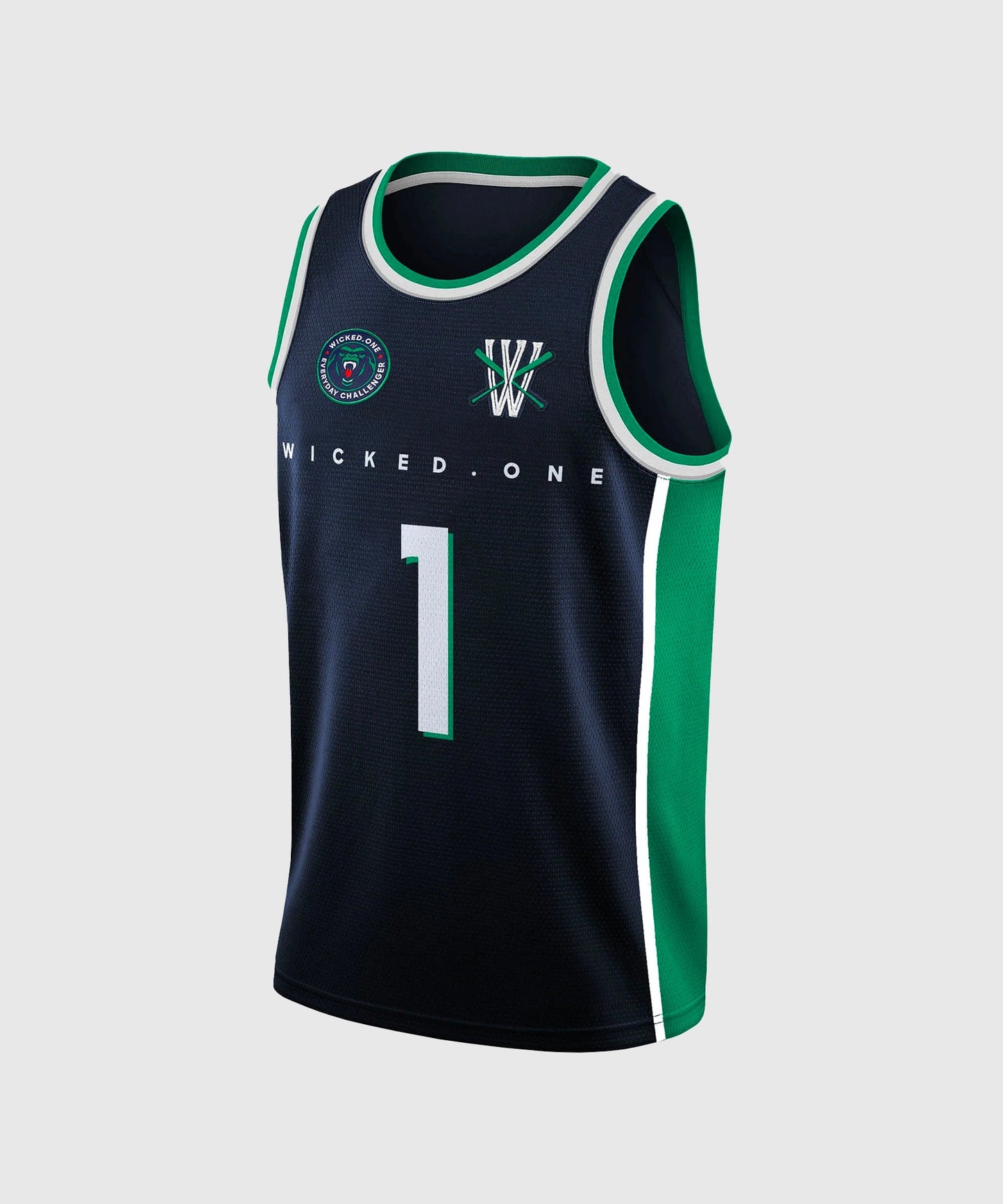 Wicked One Whacks Tank Top - Marineblau & Grün