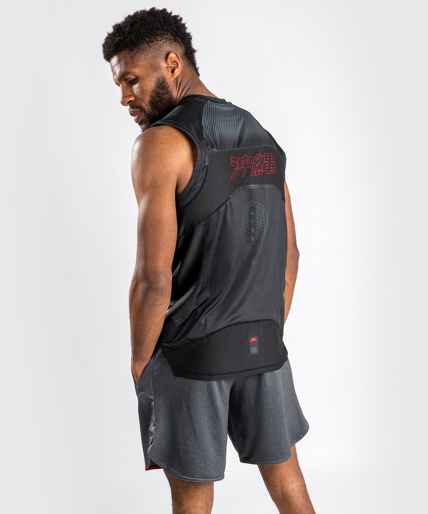 Venum Okinawa 3.0 Dry Tech Tank Top - Schwarz/Rot