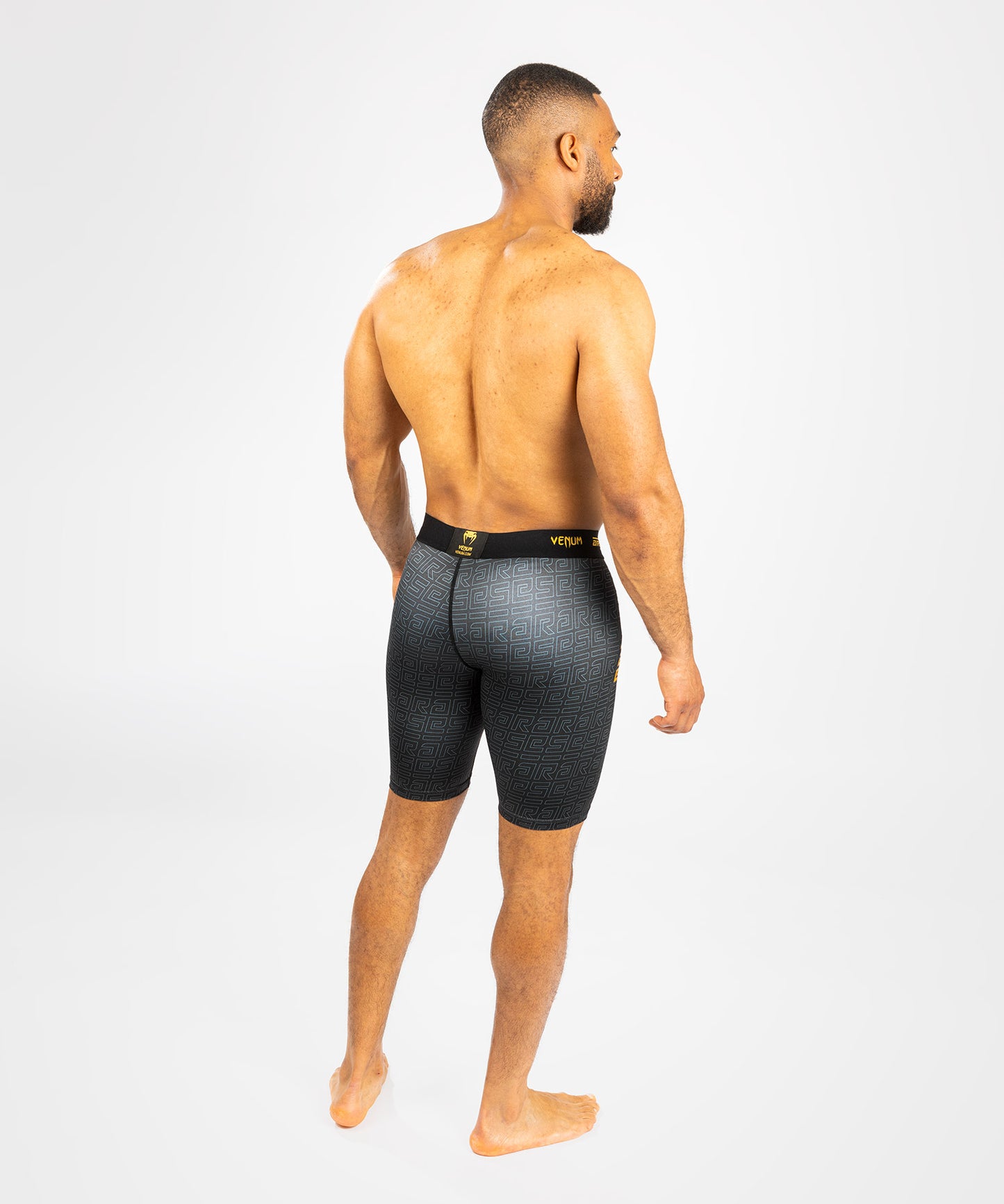 Venum x Ares Pantalones Vale Tudo para Hombre - Negro/Dorado