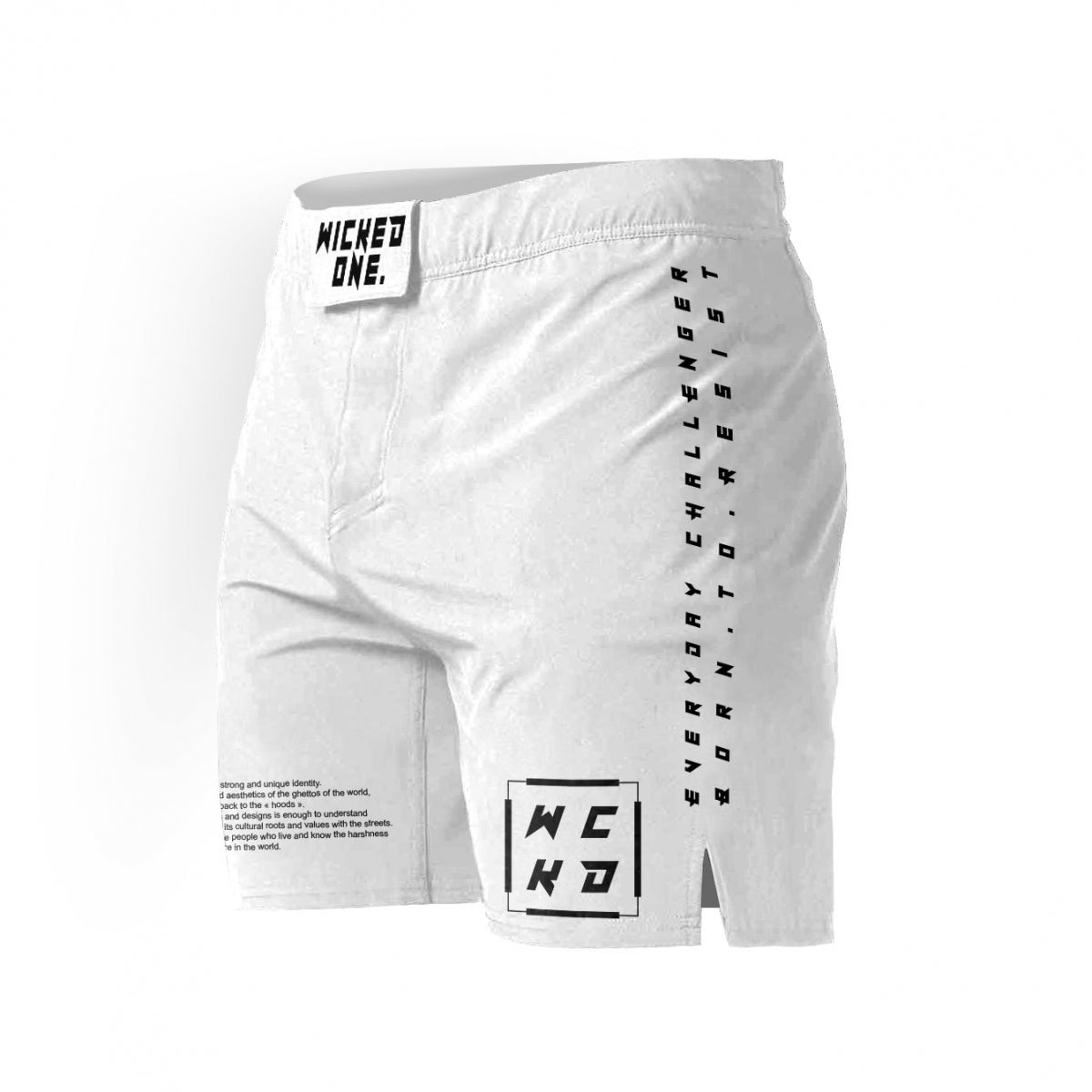 Wicked One Allenamento Score Fightshorts - Bianco