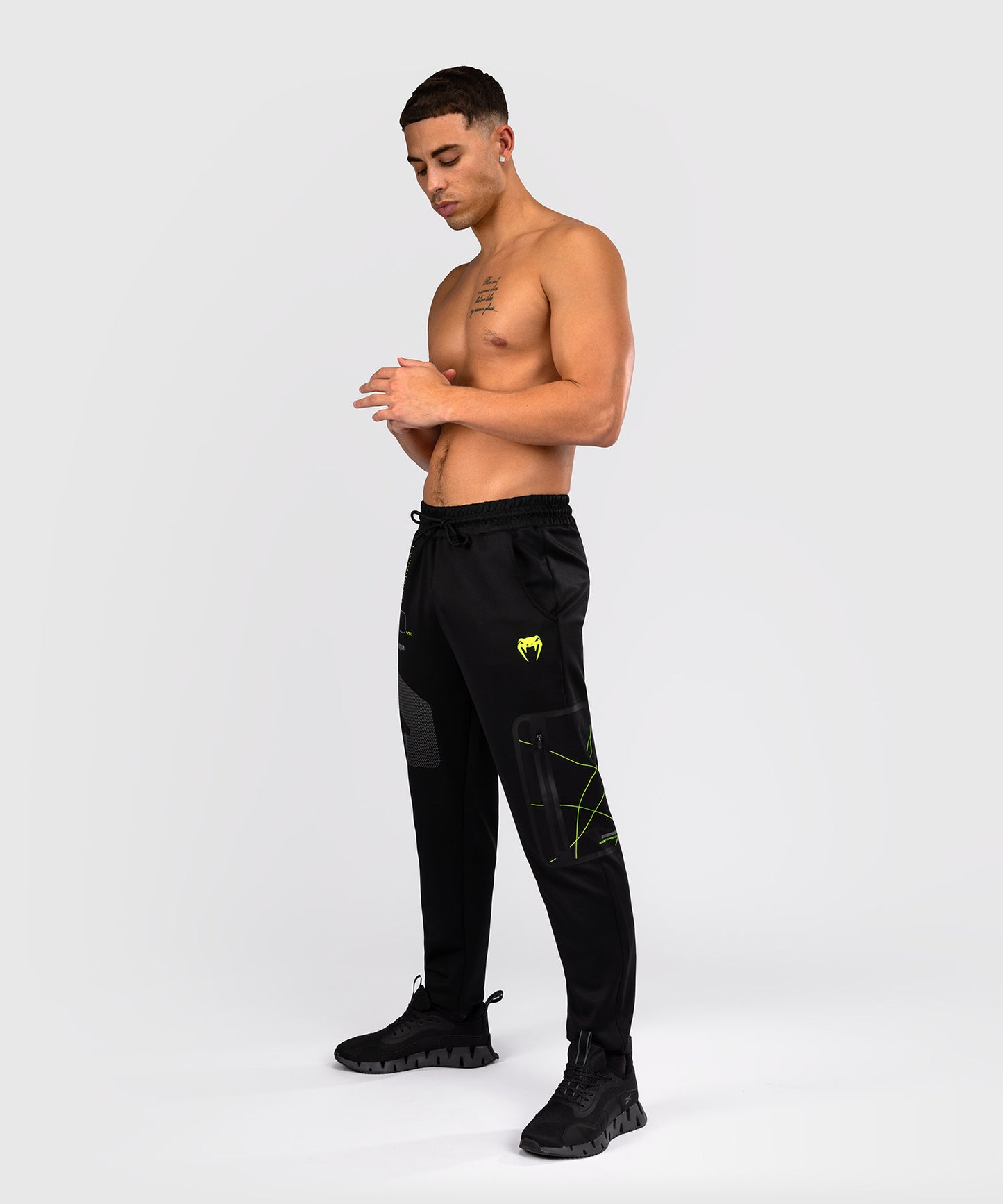 Venum Training Camp 4.0 Jogger - Negro/Verde neón