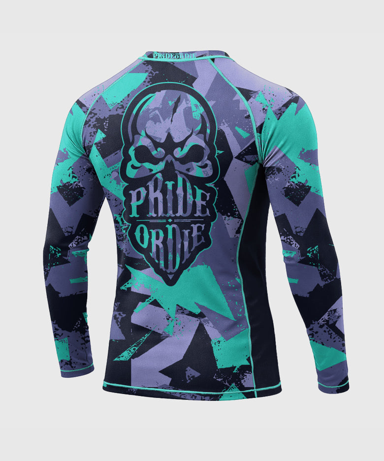 Pride Or Die Reckless 2.0 Rashguard de Manga Larga - Negro