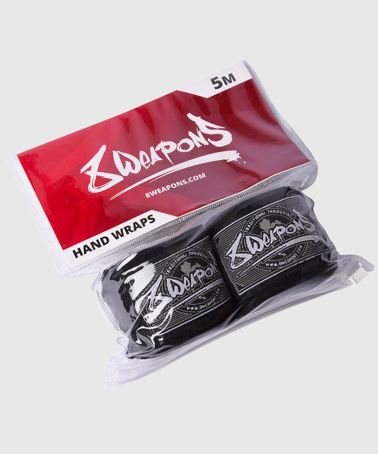 8 Weapons Boxbandagen semi-elastisch 5m – Schwarz