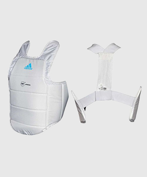 Adidas Karate-Brustschutz WKF Approved - Weiß