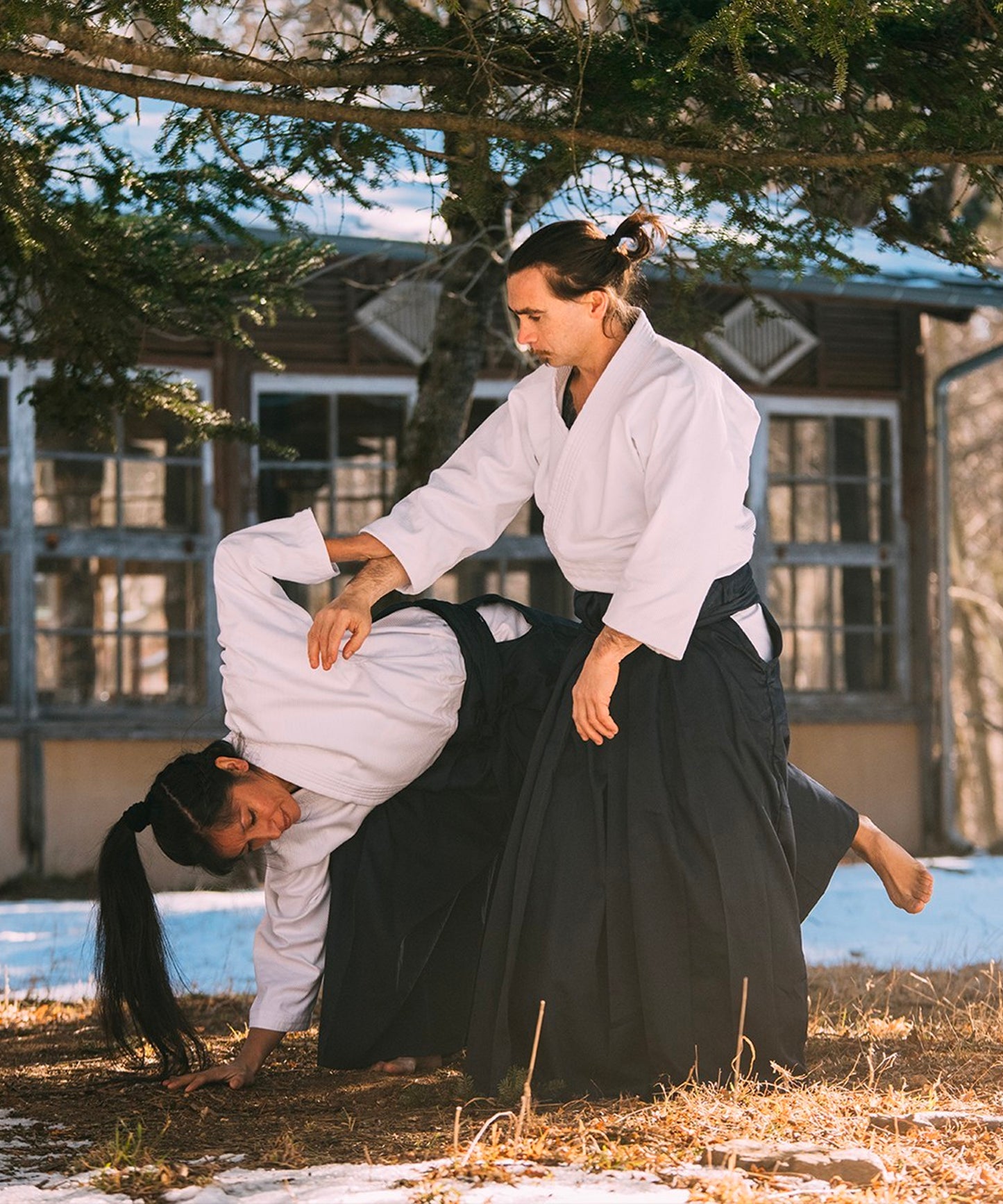 FUJIMAE Training Hakama – Nero