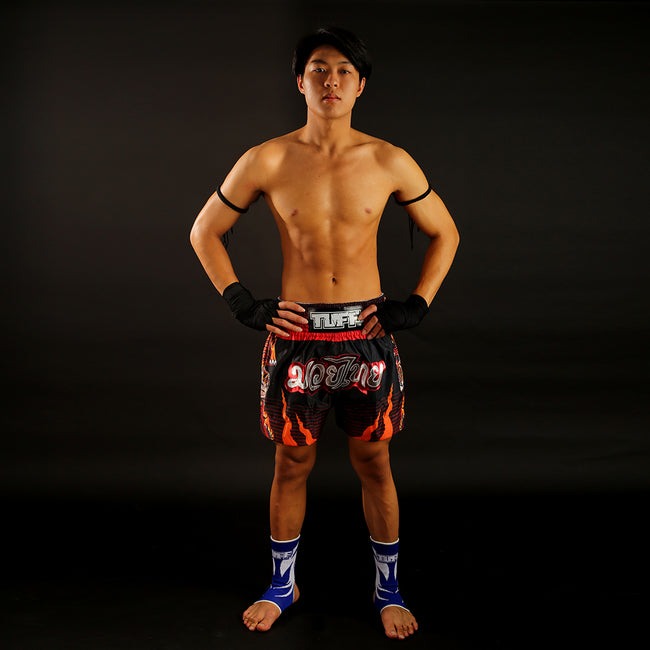 Tuff Tiger Muay Thai Shorts - Schwarz