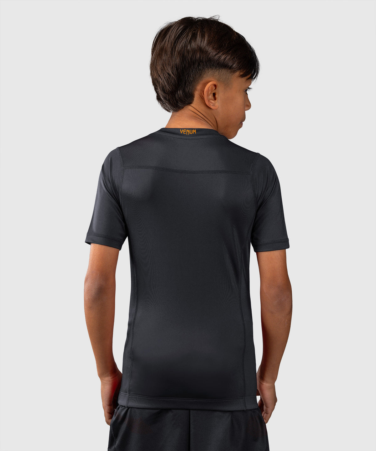 Venum Attack Kurzarm-Rashguard für Kinder - Schwarz/Gold