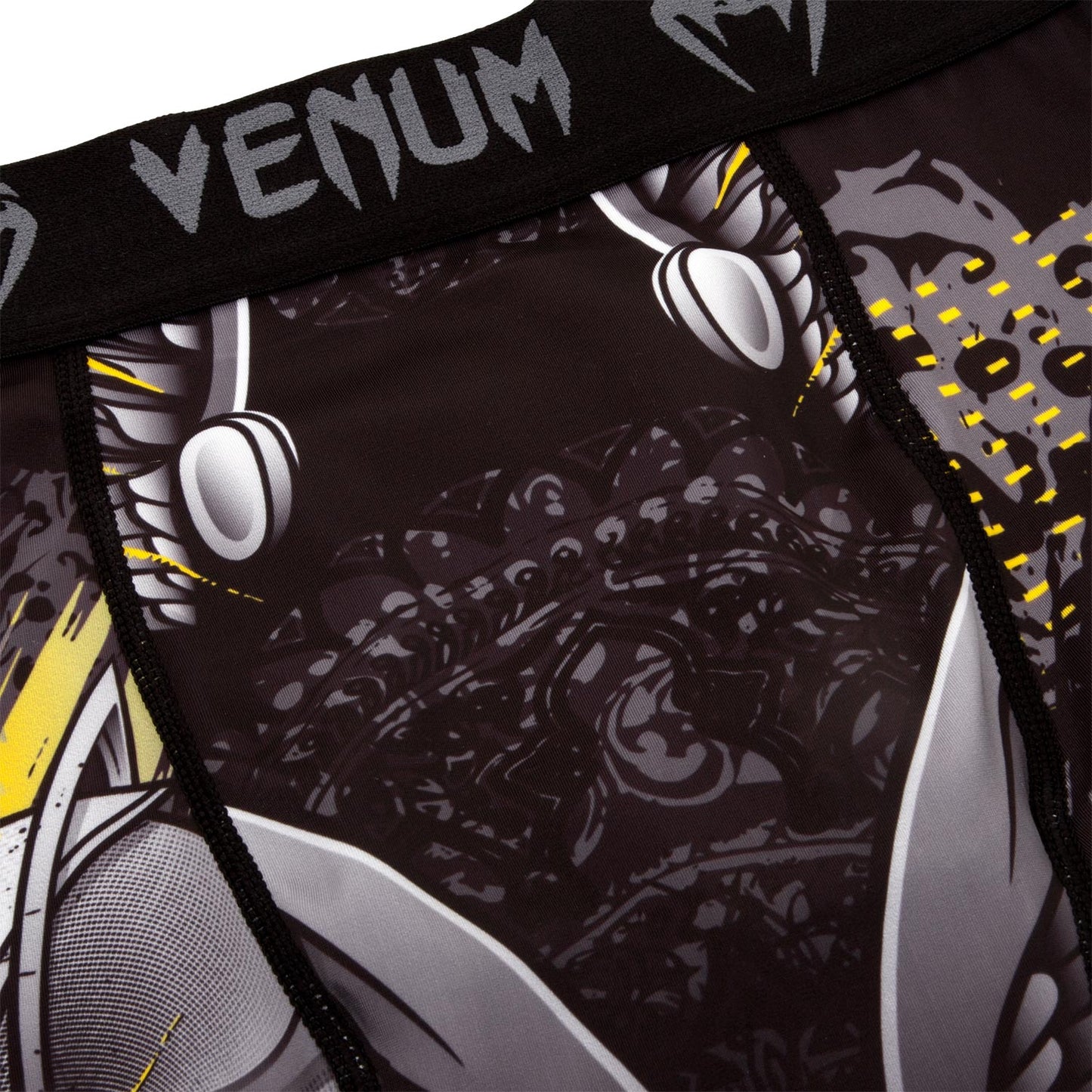 Venum Viking 2.0 Kompressionsshorts - Schwarz/Gelb