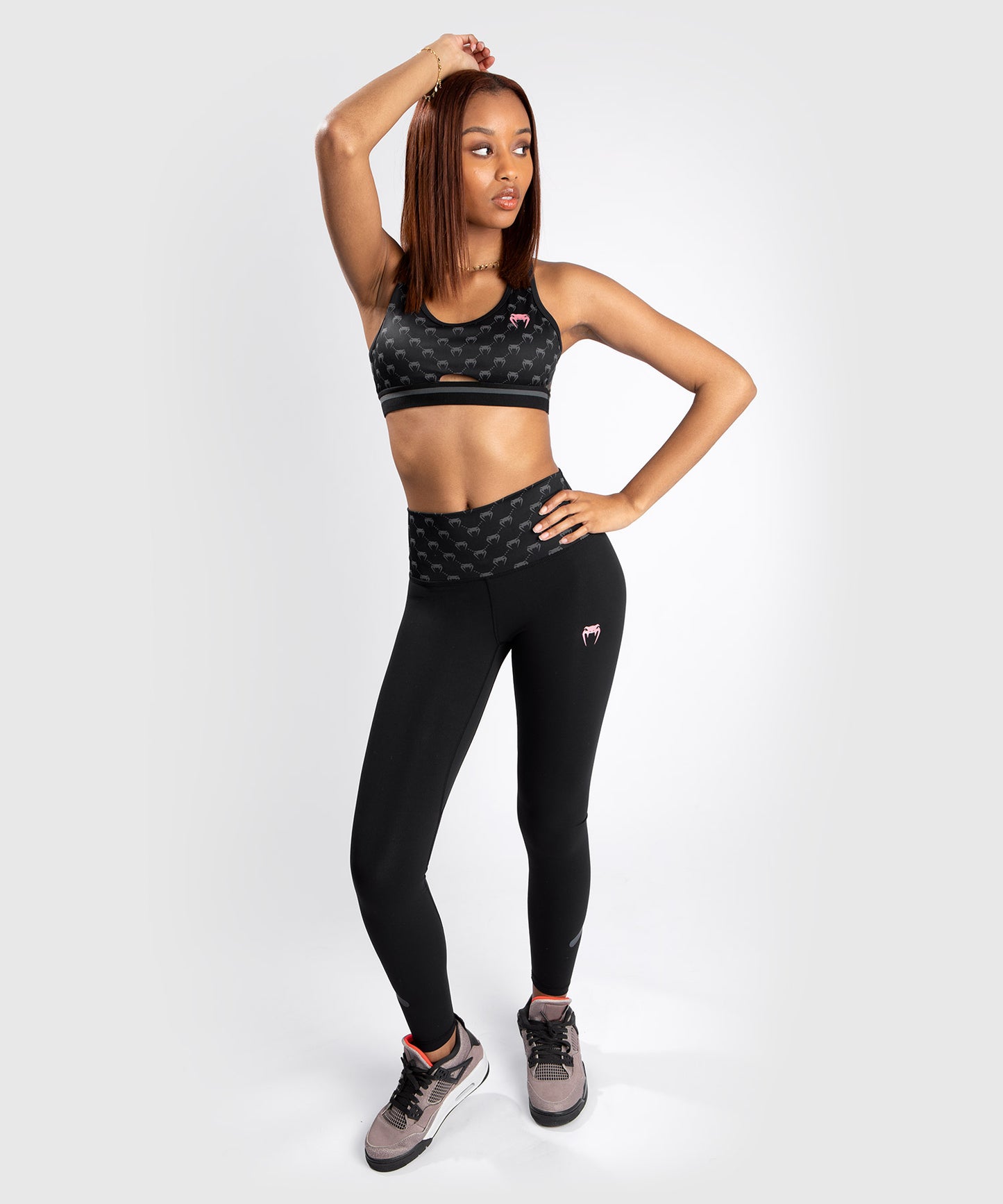 Venum Monogram Leggings – Schwarz//Roségold