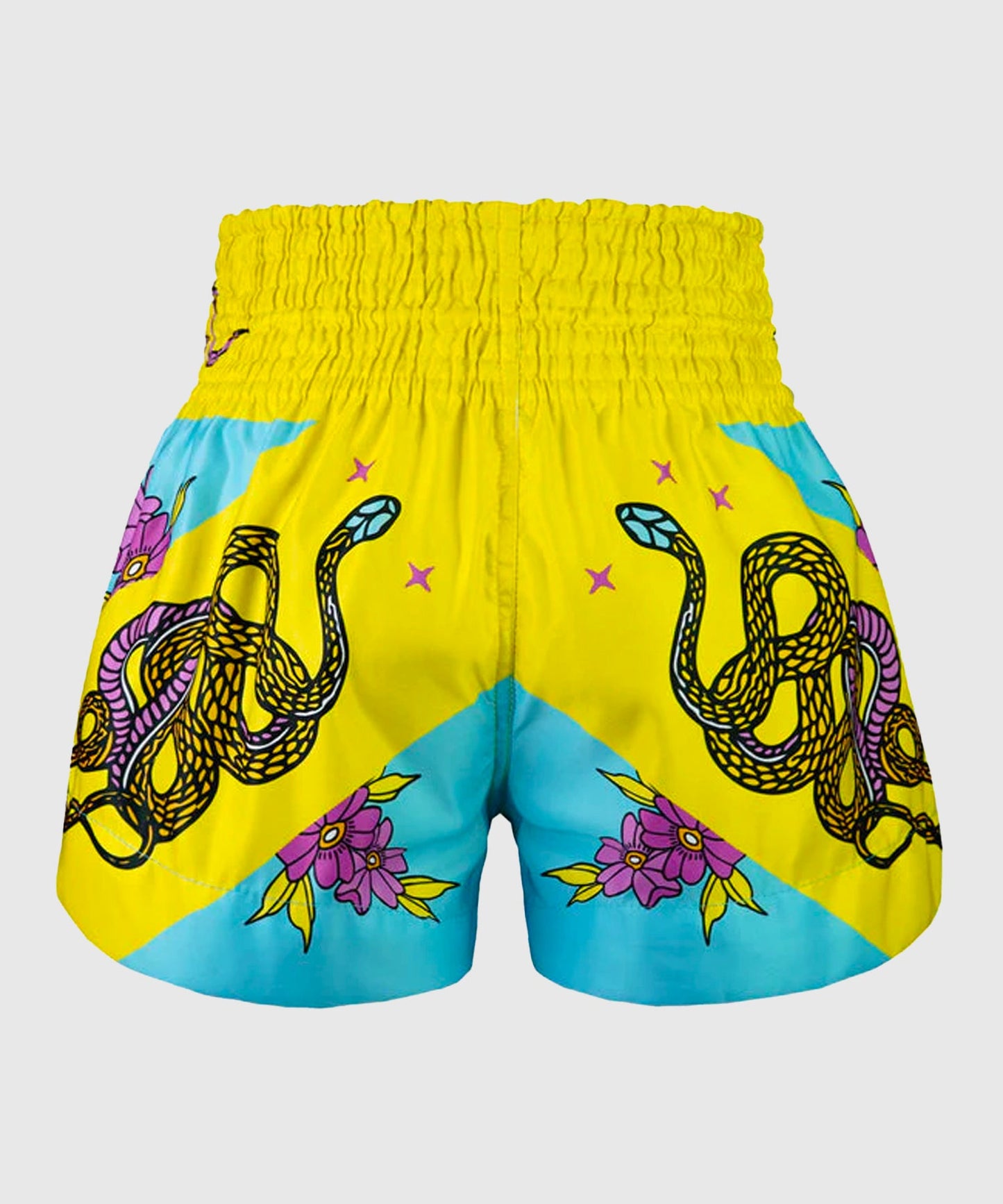 Tuff Tiger And Python Muay Thai Shorts - Blau Clair