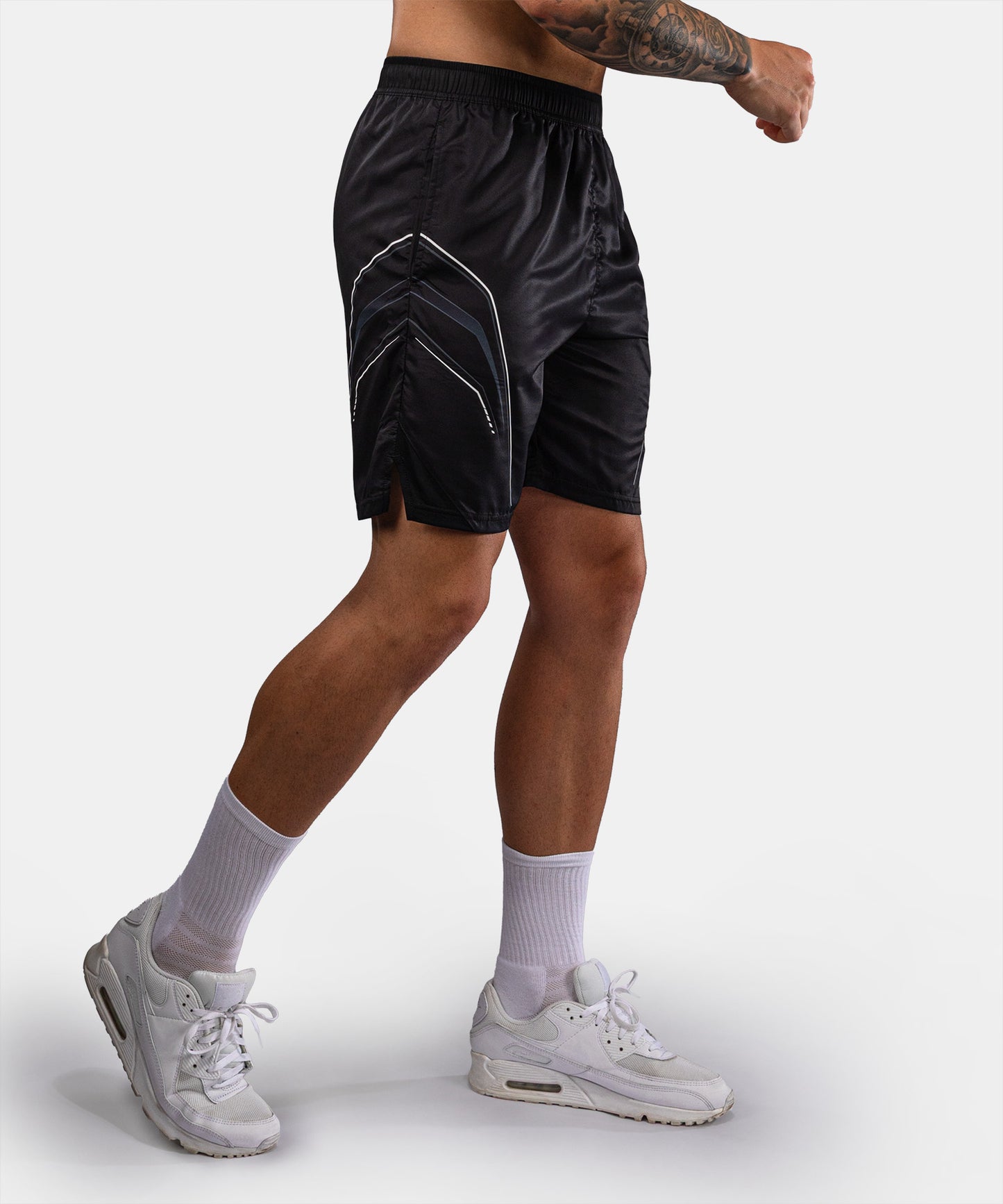 Venum Streamline Trainingsshorts – Schwarz/Weiß