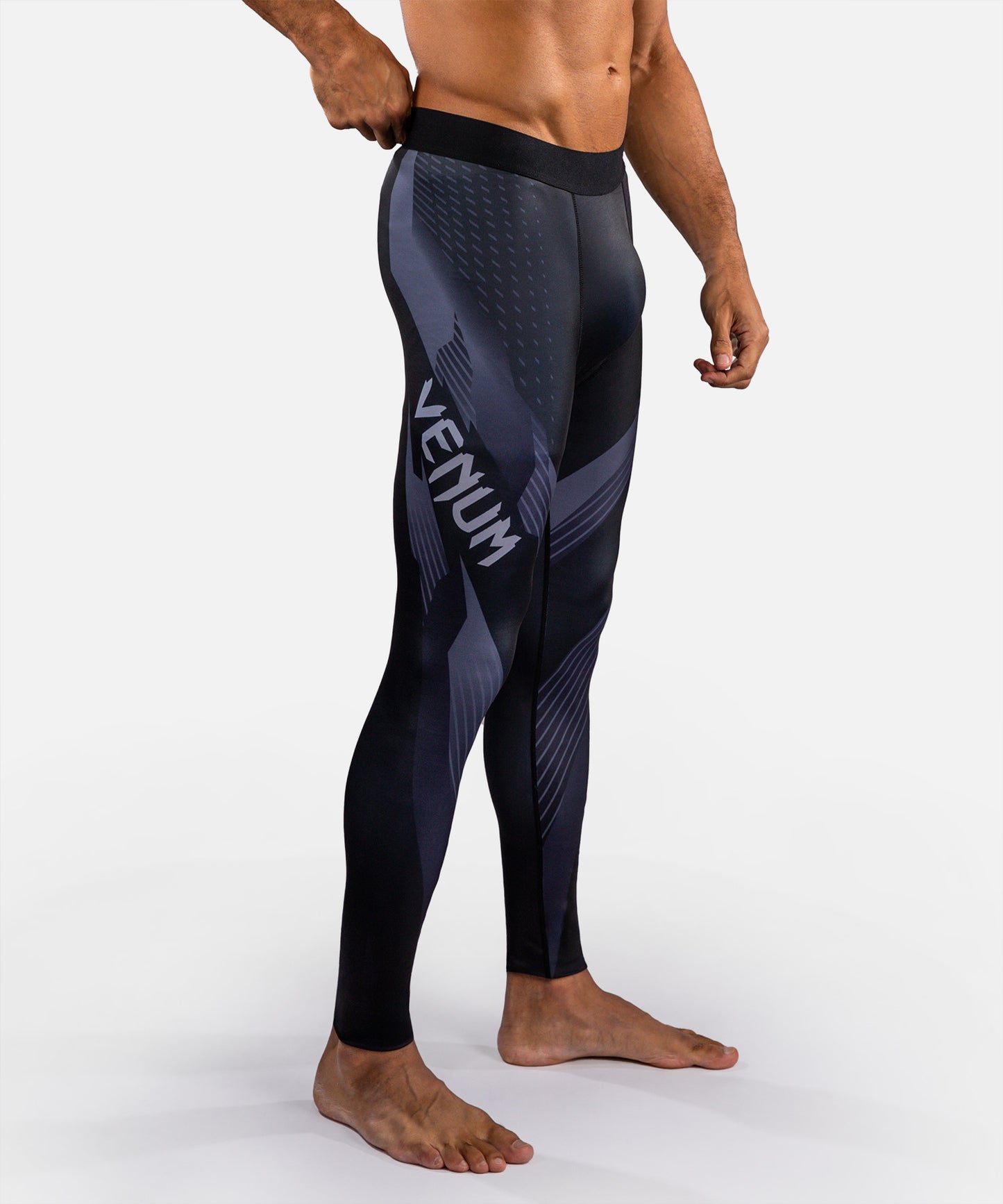 Venum No-Gi 6.0 Spats - Negro/Gris