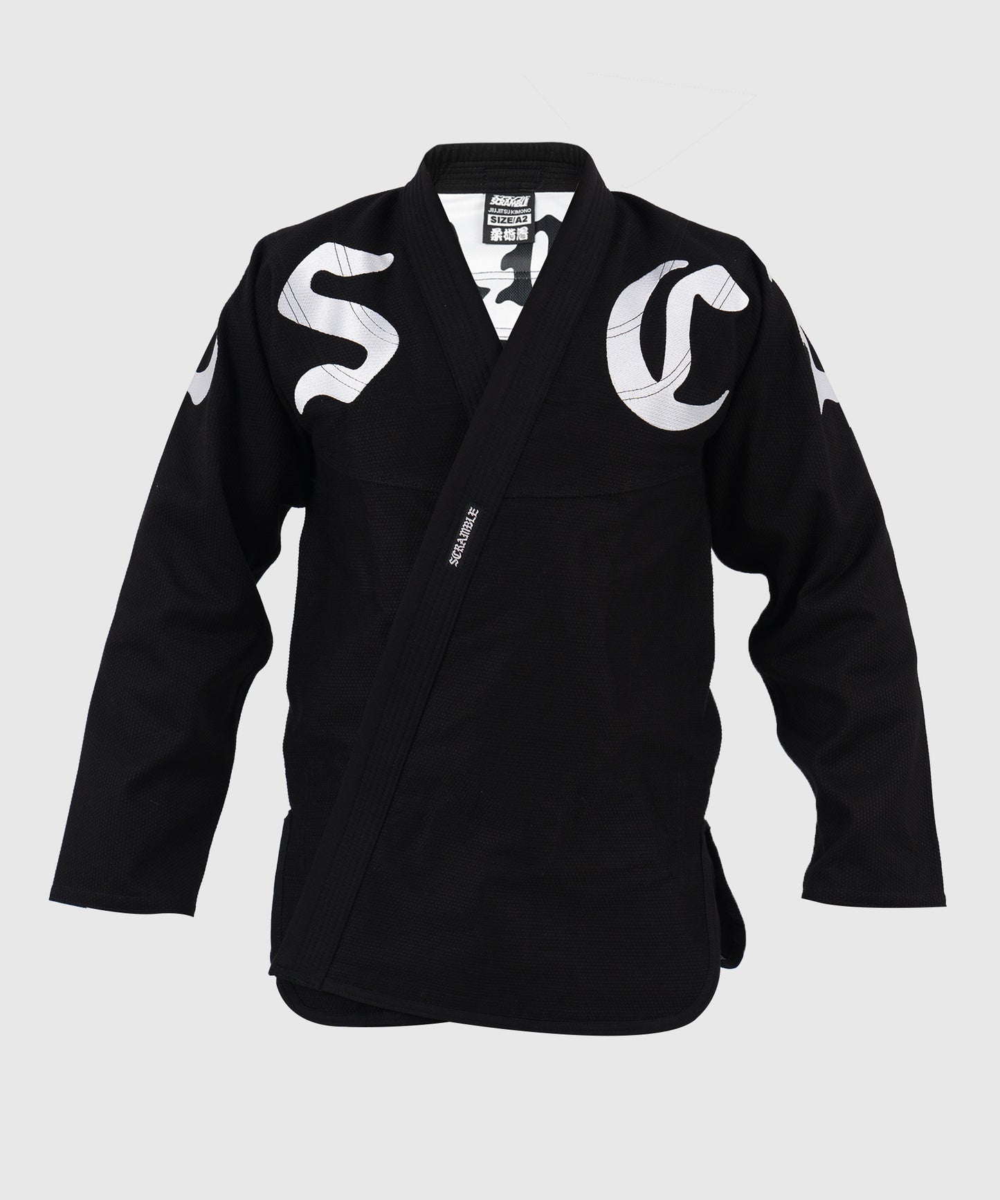 Scramble Glyph Kimono JJB - Negro