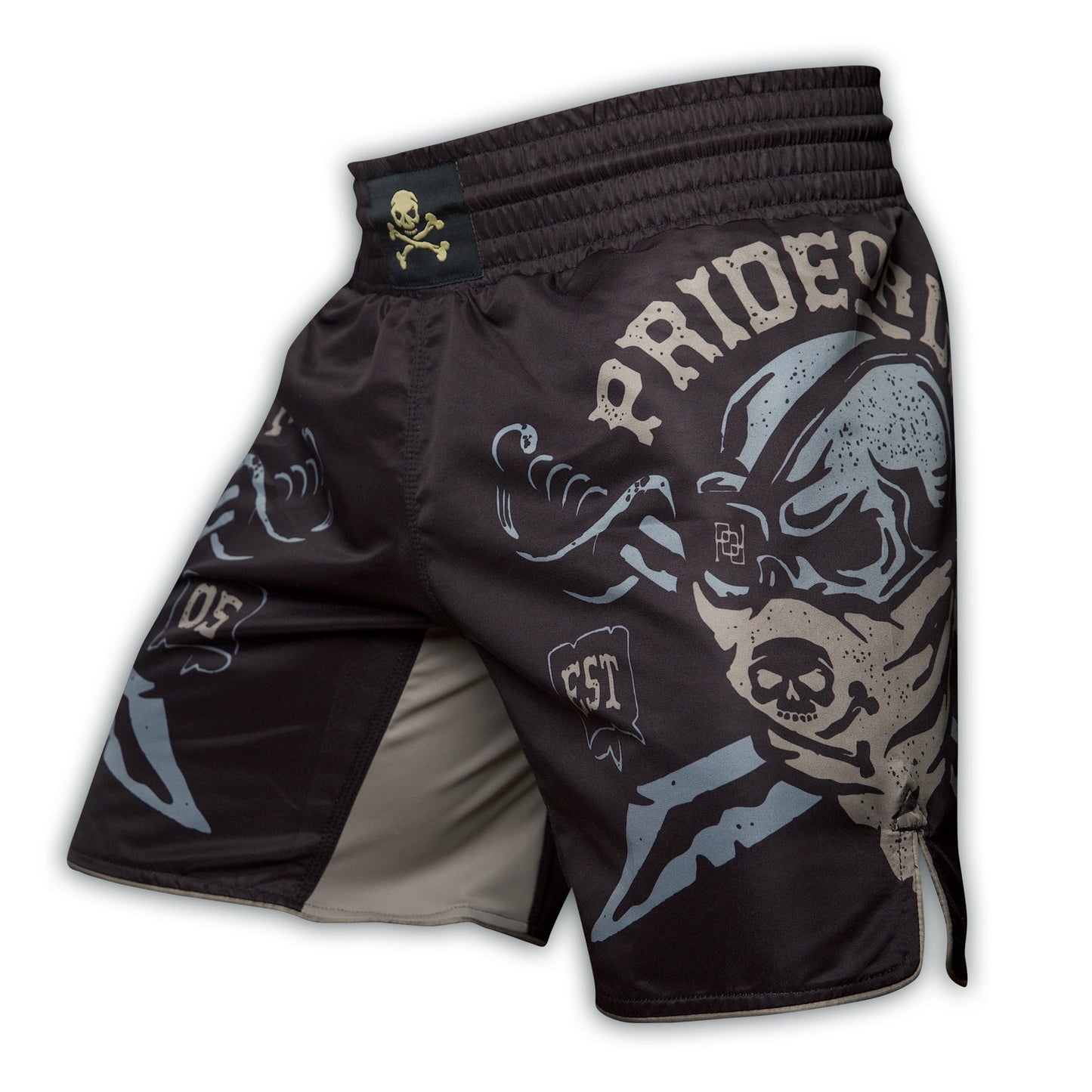 Pride Or Die Pirate Fightshorts - Negro