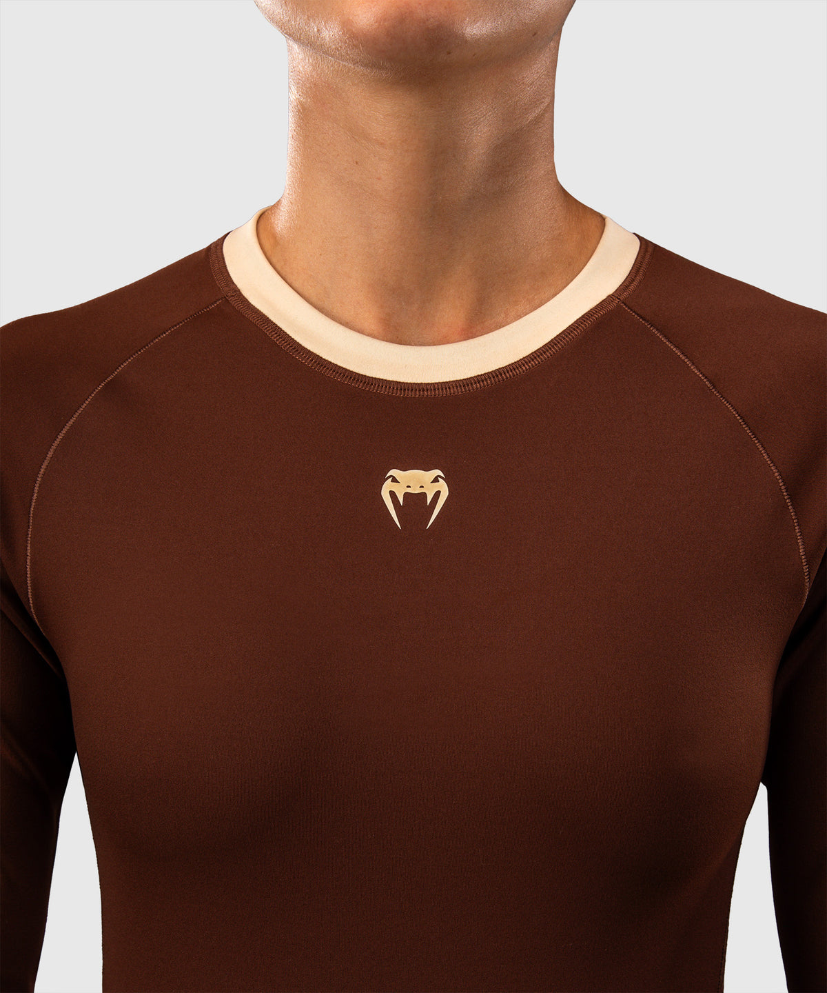 Venum Viper Damen Langarm-Rashguard - Braun