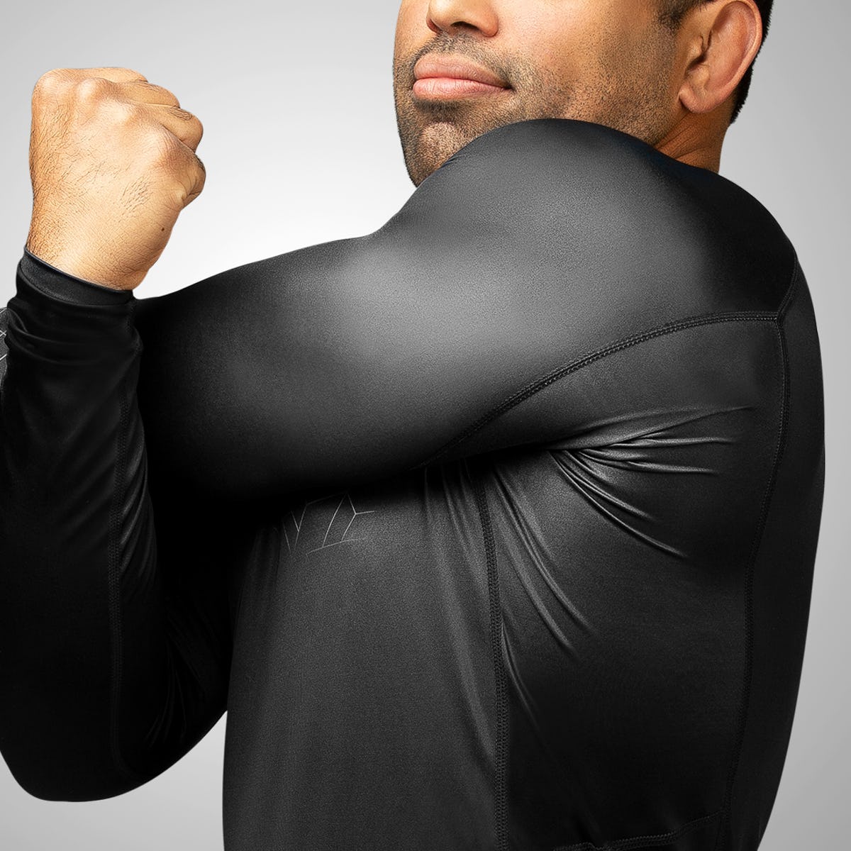 Hayabusa Geo Langarm-Rashguard - Grau