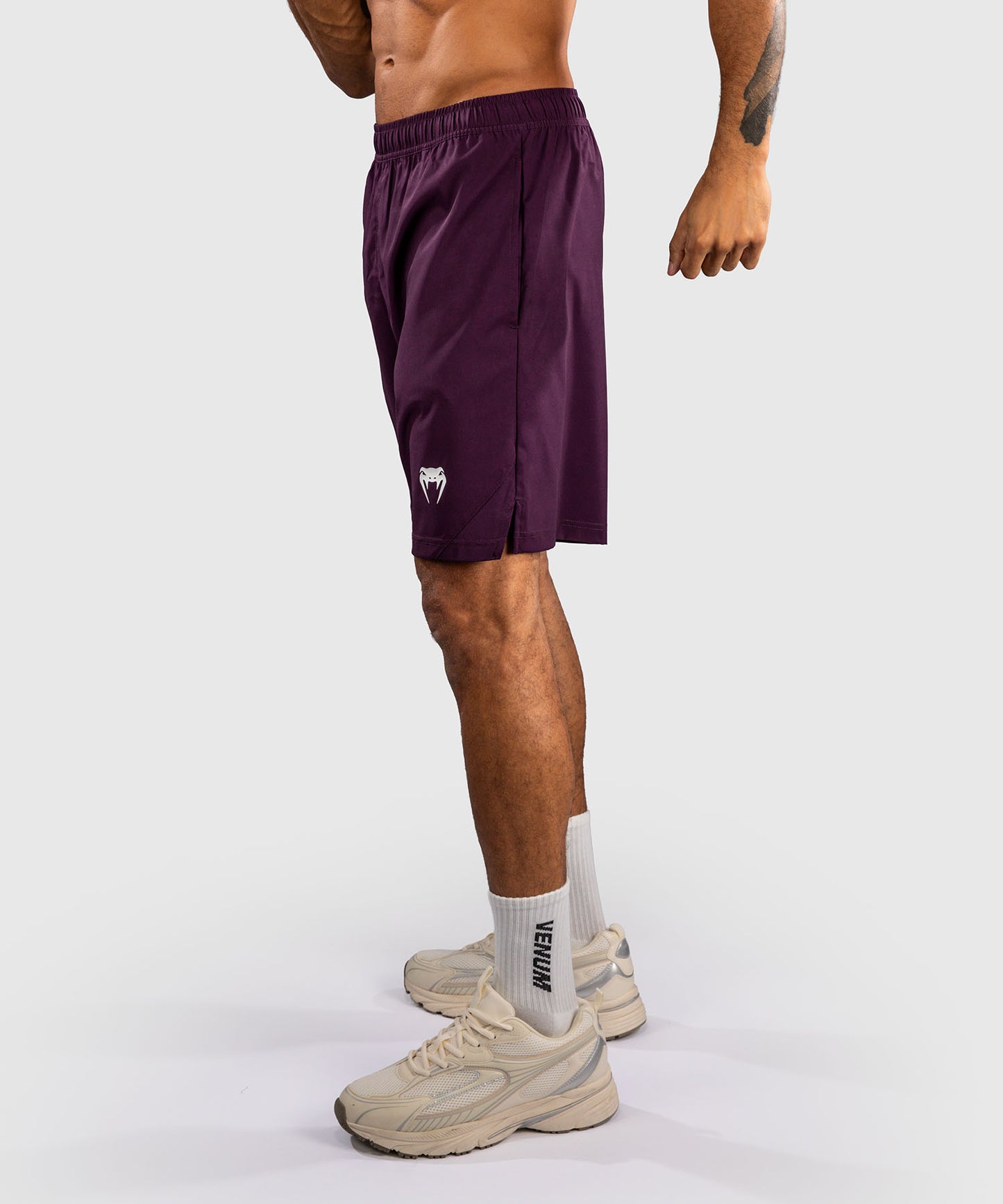 Venum Contender Shorts de entrenamiento - Morado oscuro/Blanco