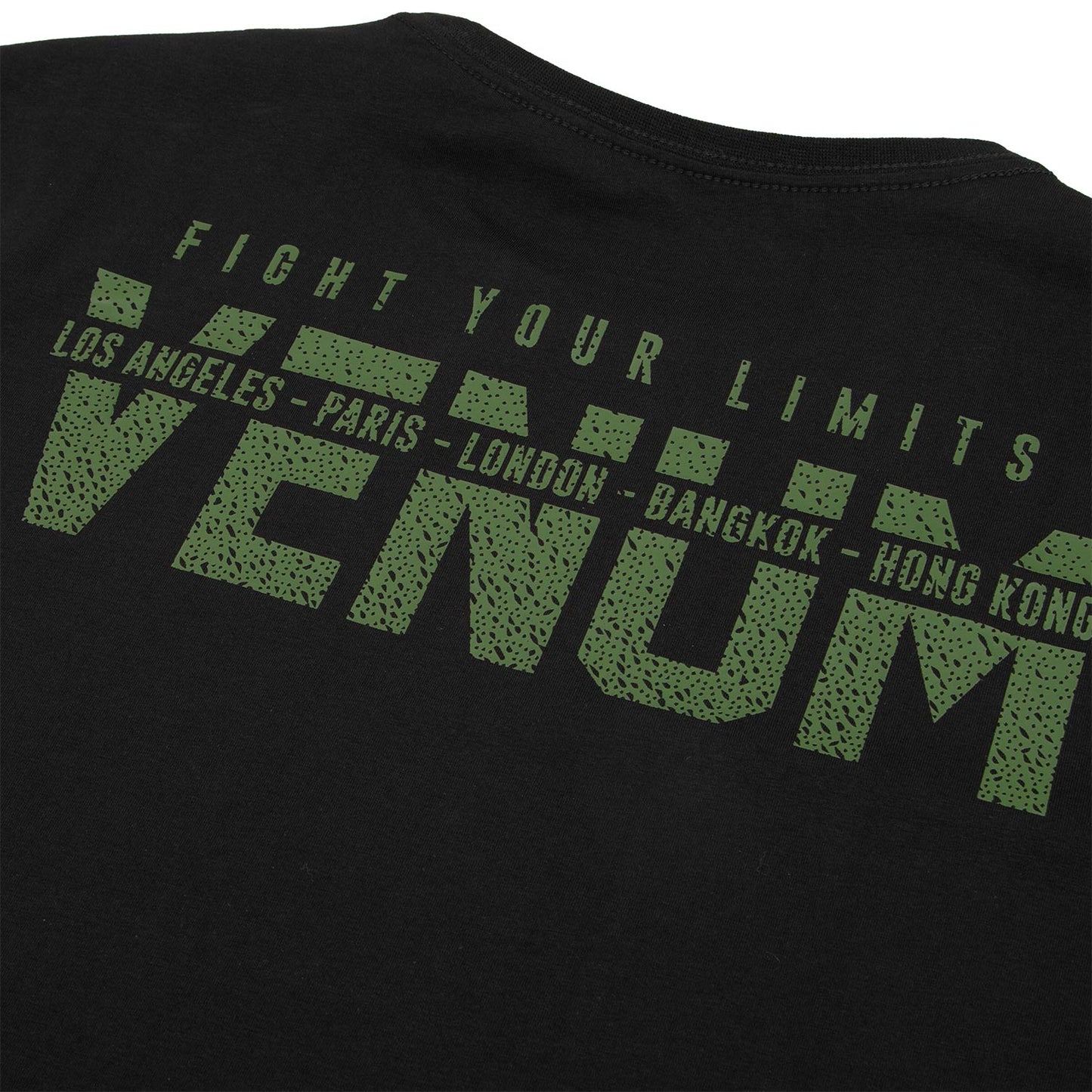 Venum Langarm-T-Shirt - Schwarz/Khaki