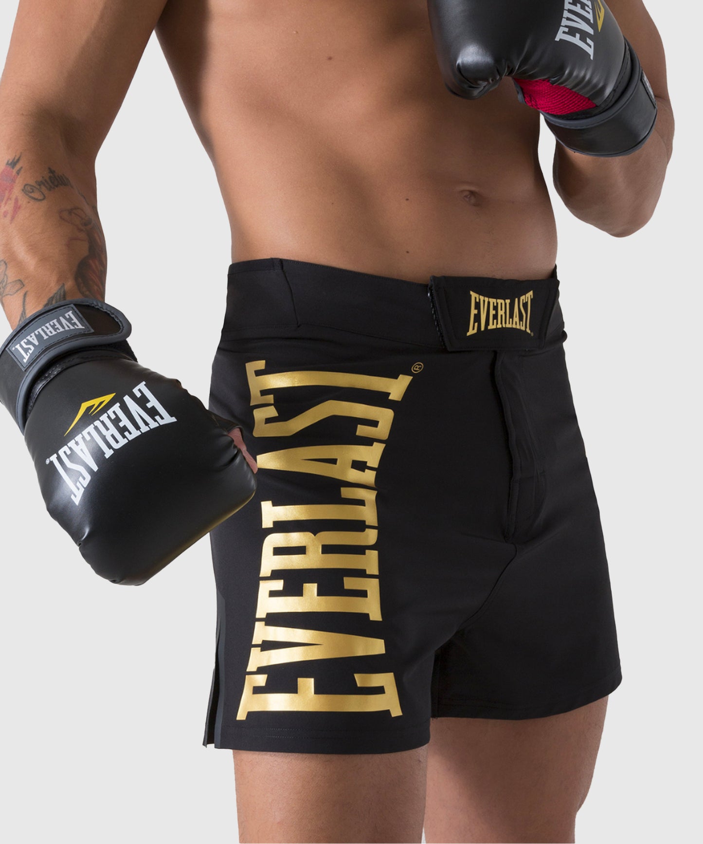 Everlast Fightshorts - Gold/Schwarz