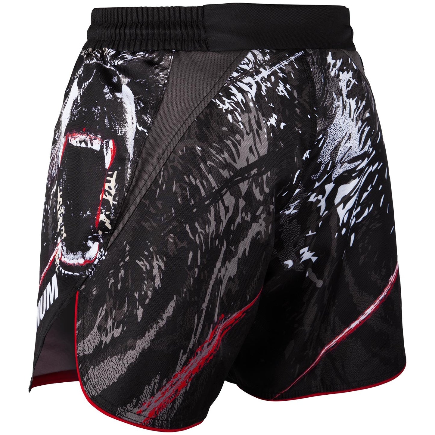 Venum Grizzli Short Fightshort - Schwarz/Weiß