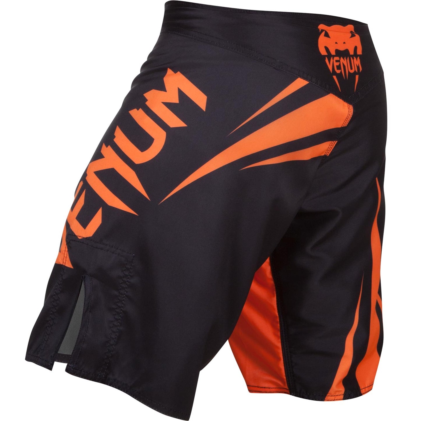 Venum Challenger Fightshort - Schwarz/Orange Fluo