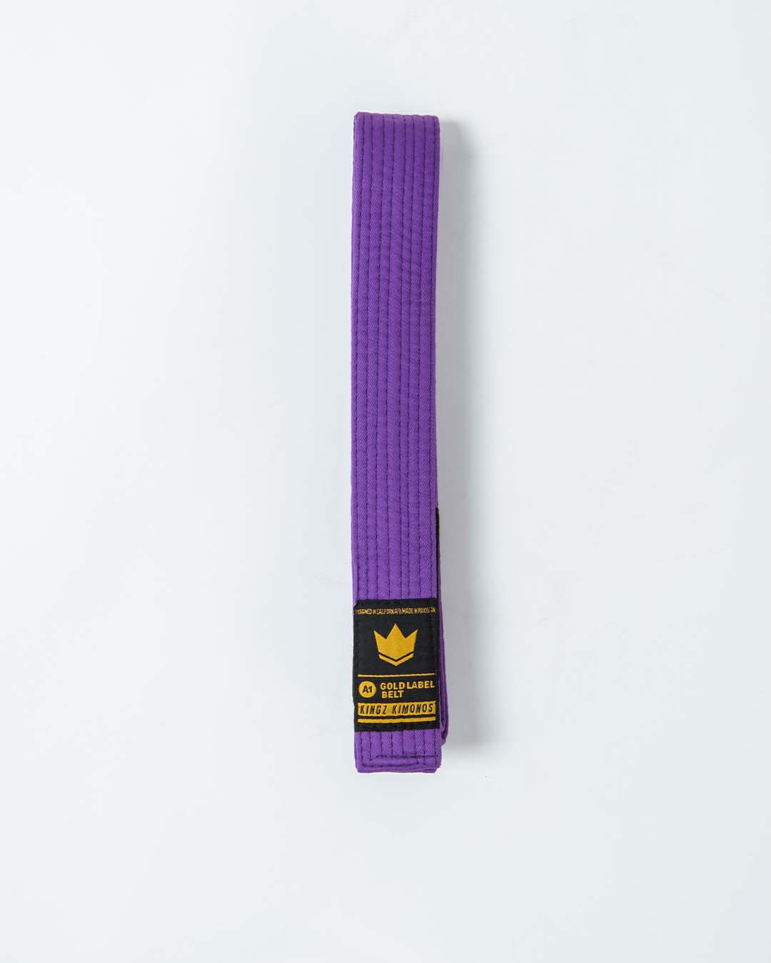 Kingz Oro Label V2 Cinturón de BJJ - Violeta