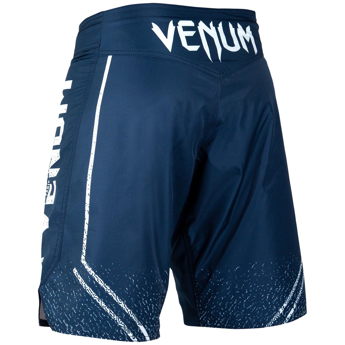 Venum Signature Fightshorts - Navy Blue/White