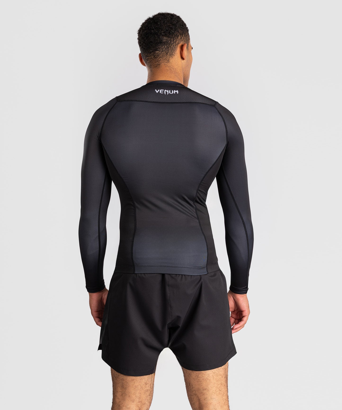 Venum No Gi Rashguards - Schwarz/Weiß