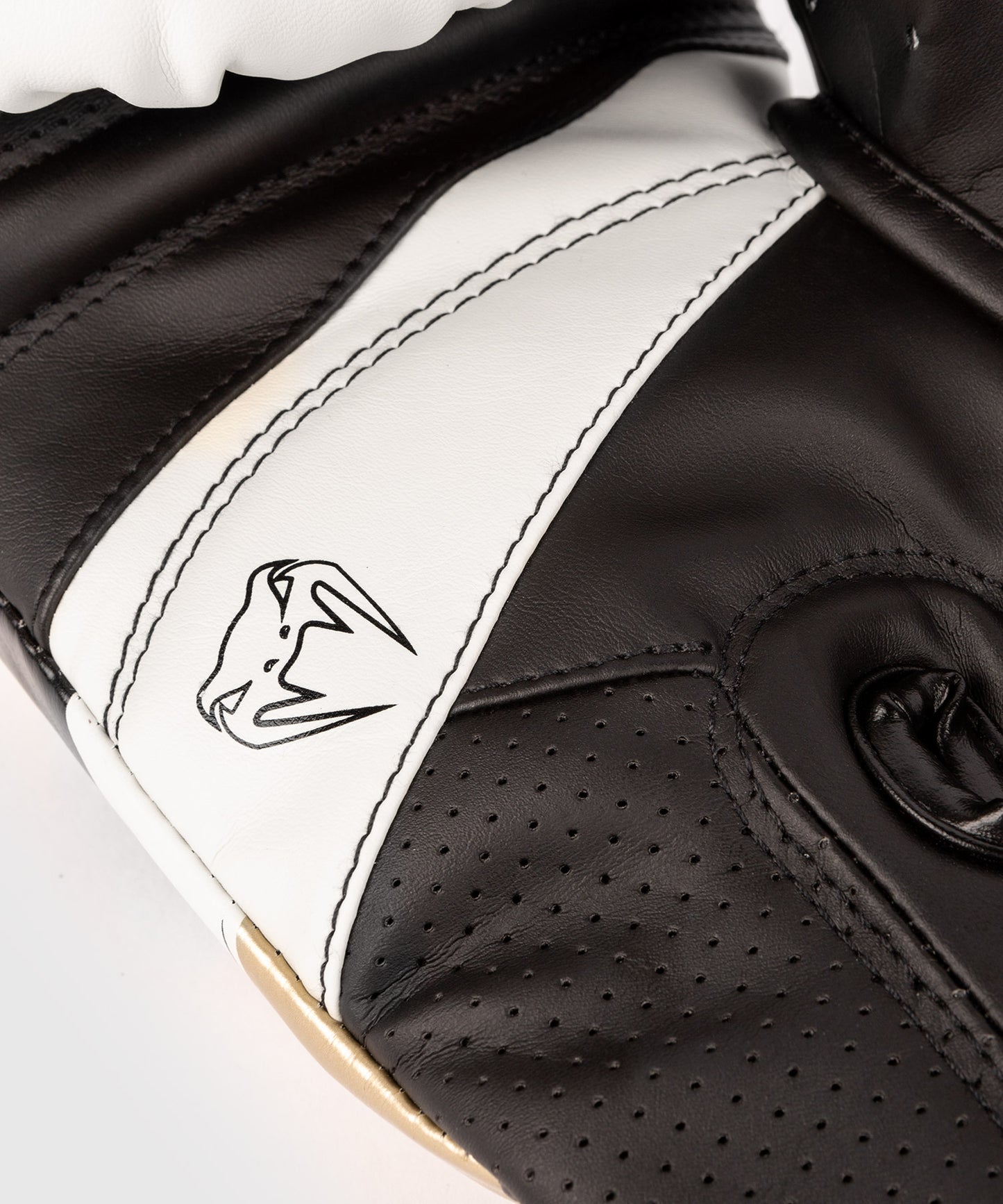 Guantes de boxeo Venum Elite Evo - Blanco/Dorado