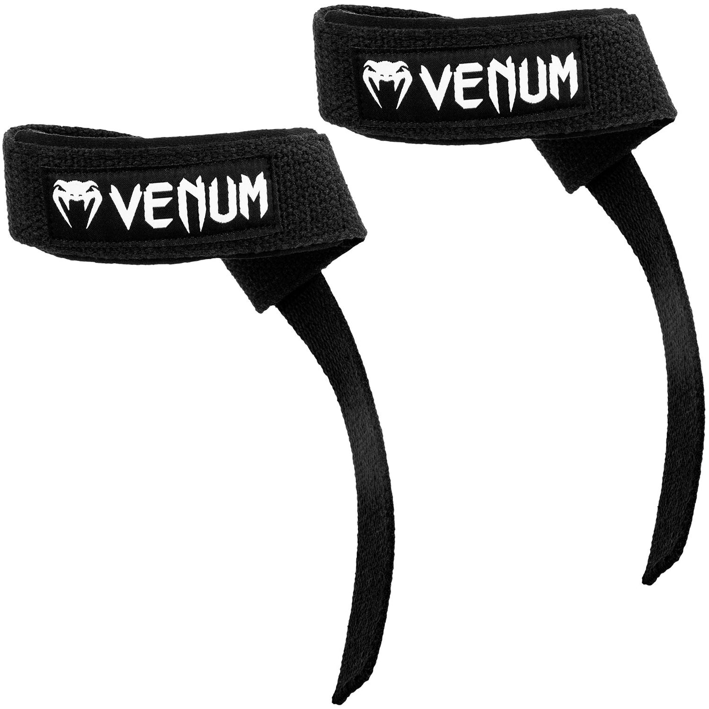 Venum Hyperlift Cintas para Levantamiento de Pesas - Negro (Par)