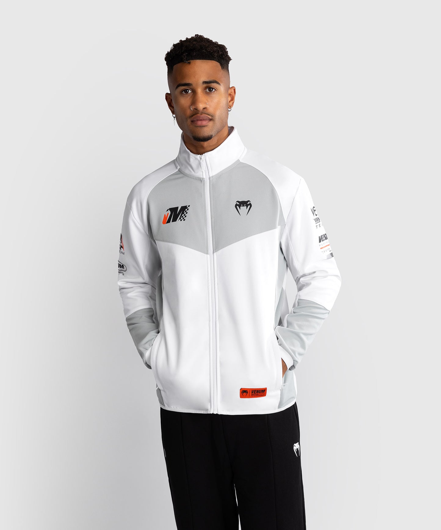 Venum Motorsport Chaqueta Softshell - Blanco Nieve