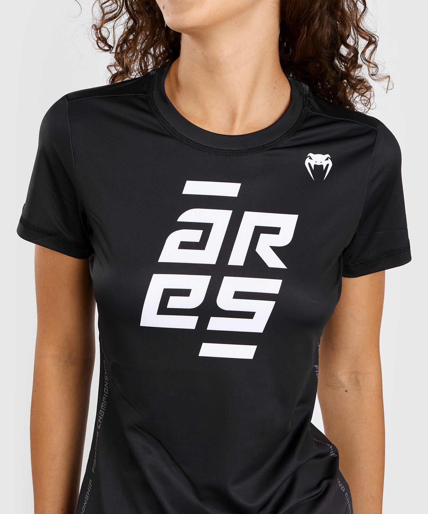 Dry Tech T-Shirt Pour Femmes Venum x Ares - Noir