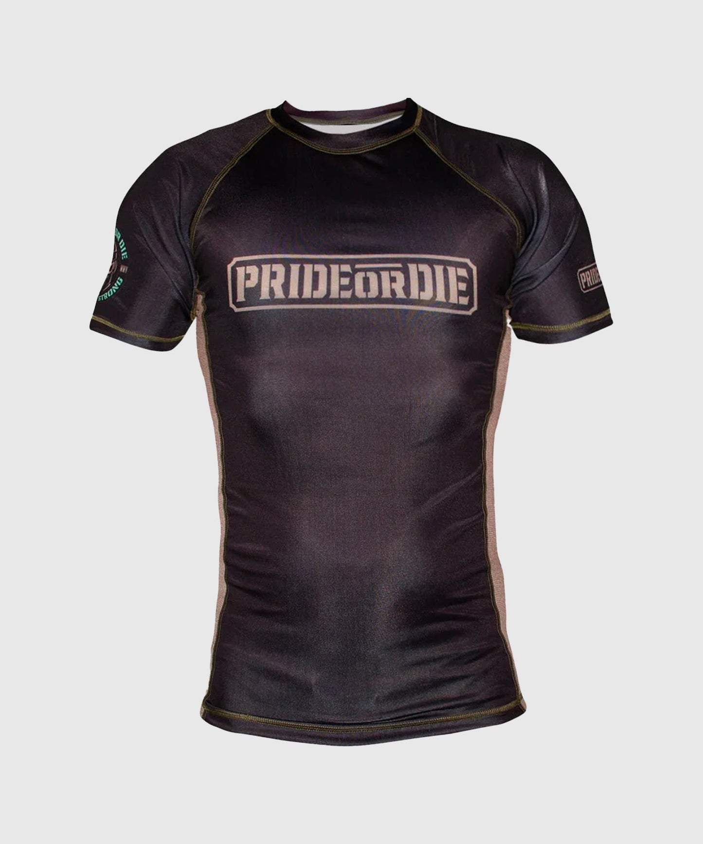 Pride Or Die Only The Strong Rashguard - Schwarz