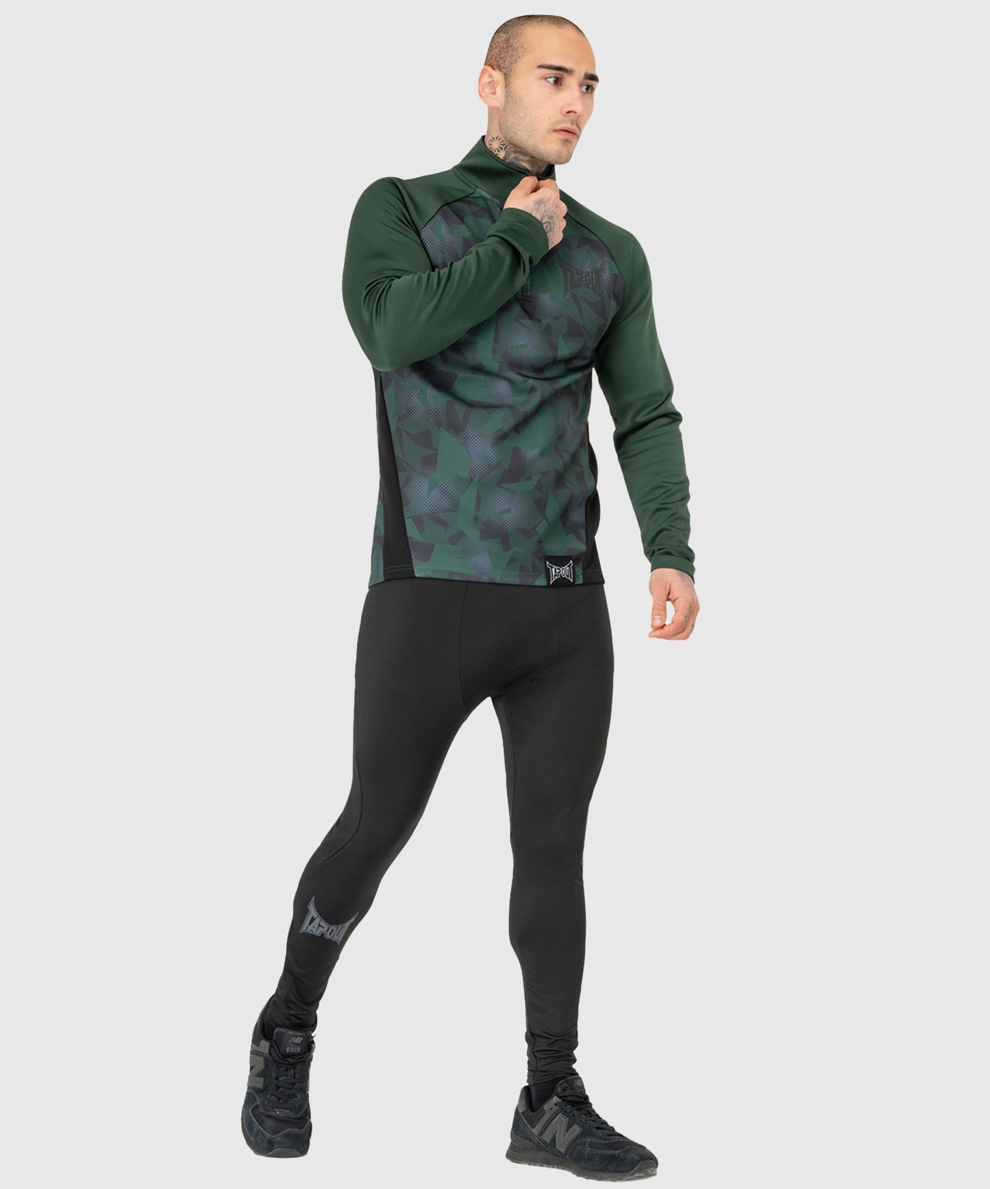 Leggings Tapout Training - Noir/Vert