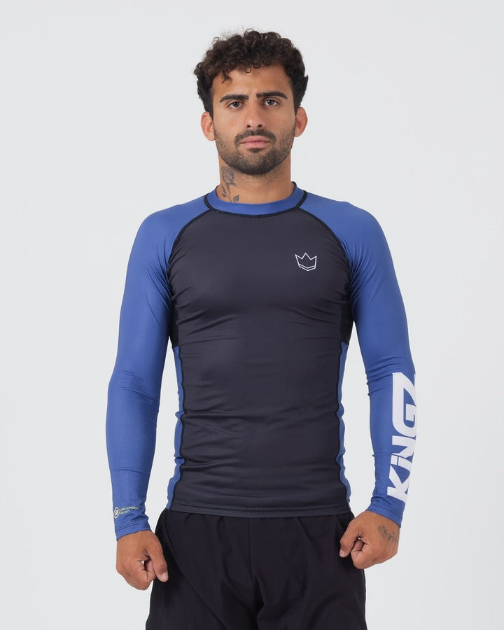Kingz Ranked Performance V2 Rashguard de Manga Larga - Azul