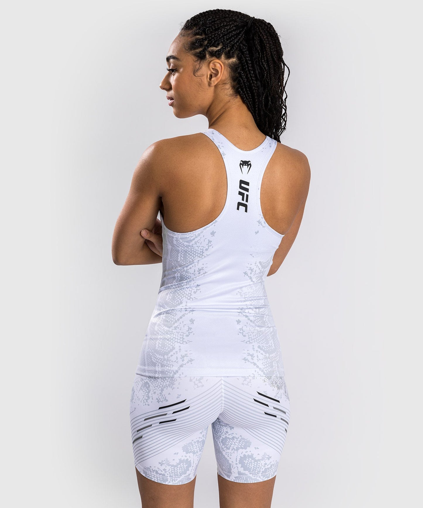 Women's UFC Adrenaline by Venum Authentic Fight Night Tank Top - White