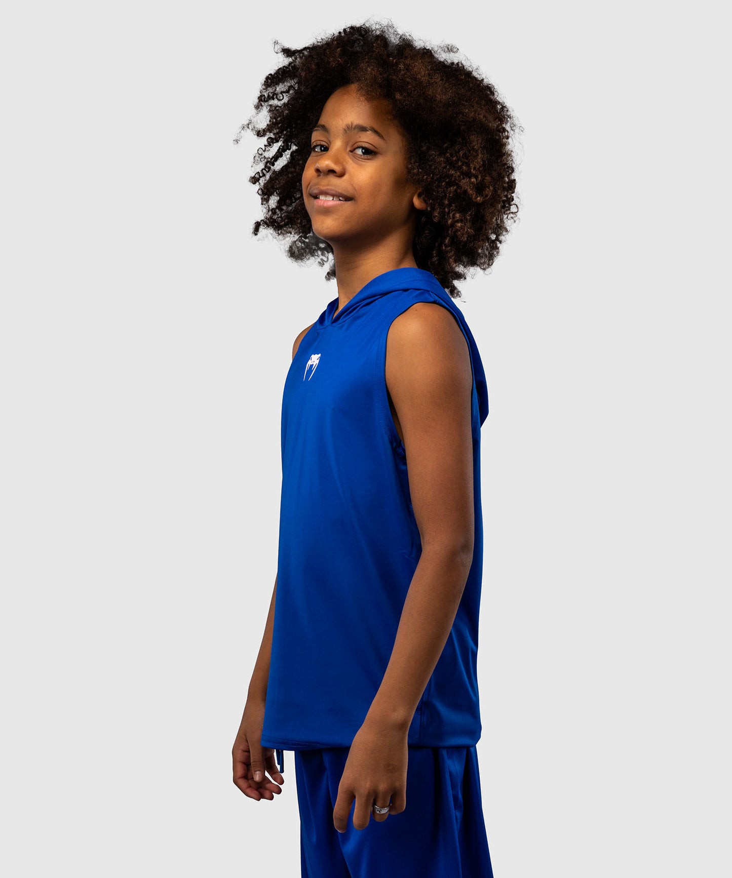 Venum Elite Kids Sleeveless Dry-Tech Hoodie - Royal Blue