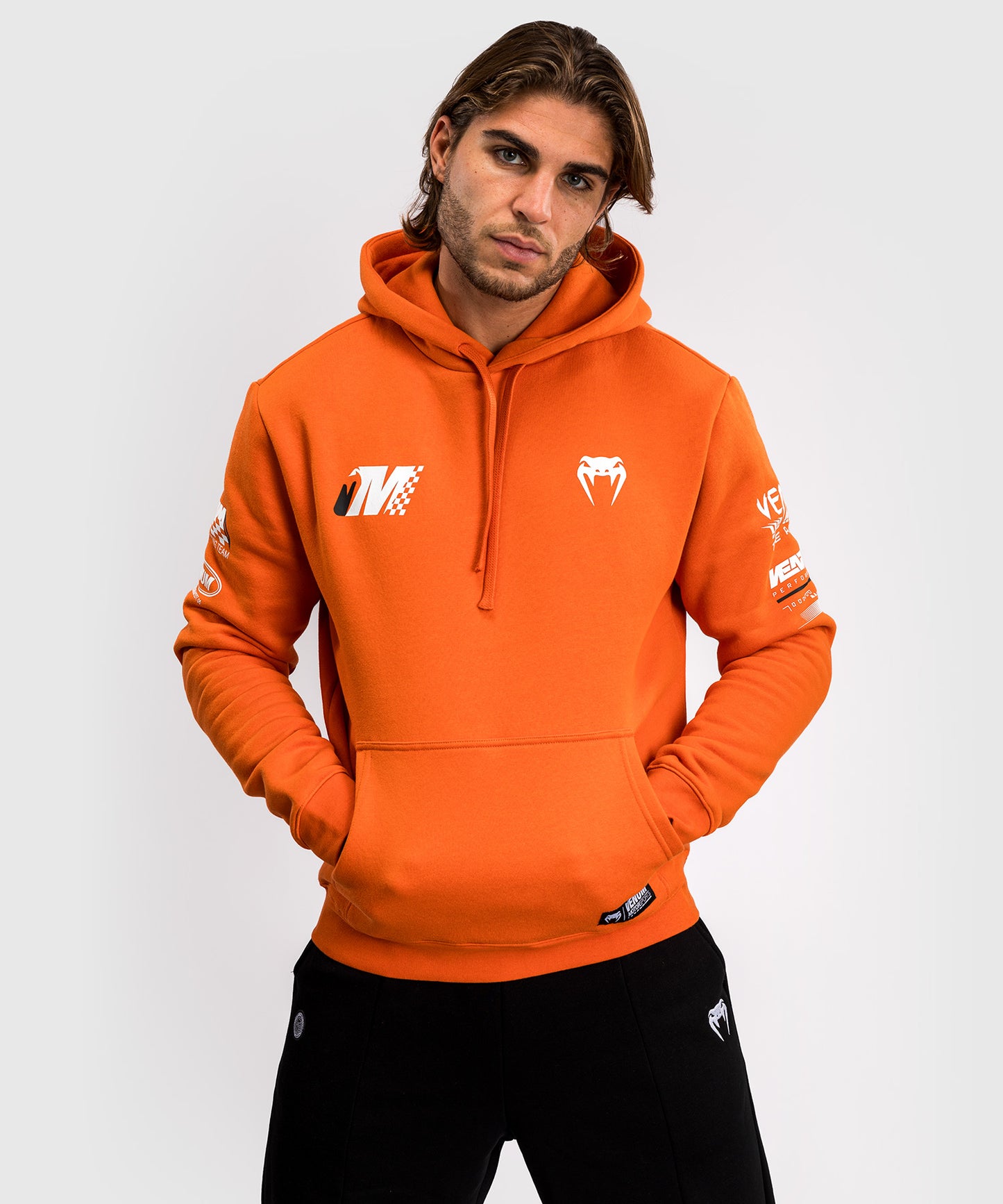 Venum Motorsport Sudadera con Capucha - Mandarina
