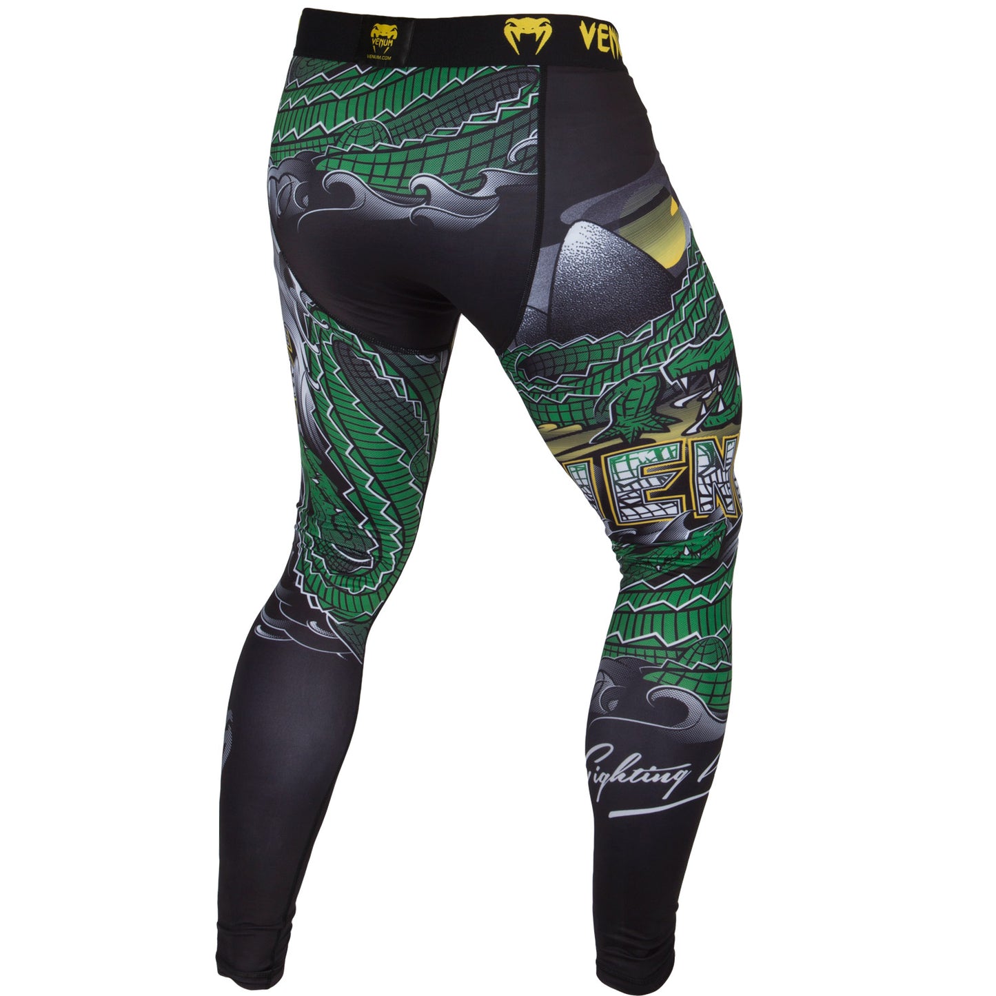 Venum Crocodile Spats - Schwarz
