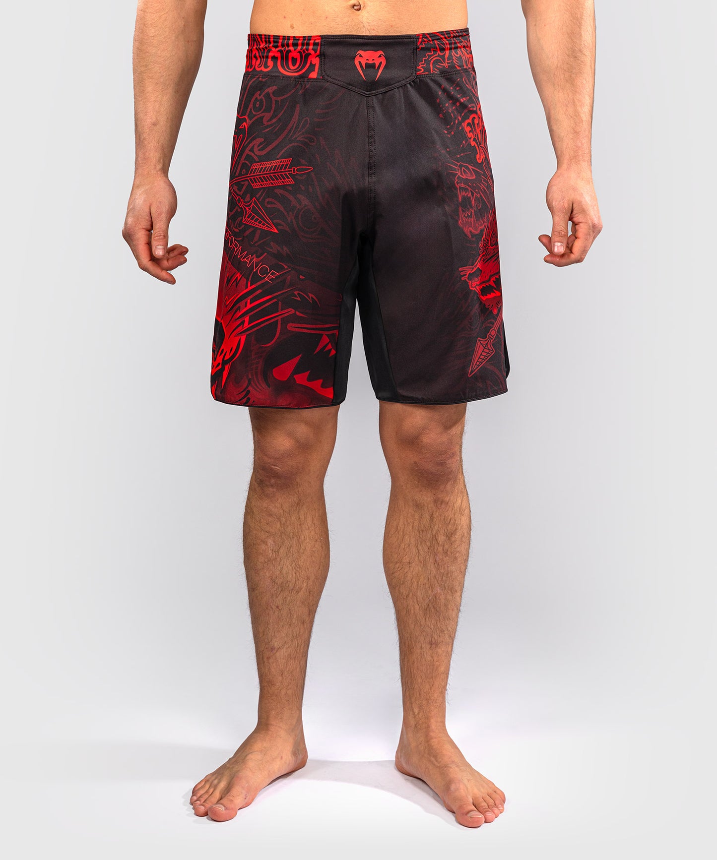 Venum Wolf Atak Pantaloncini da Combattimento – Nero/Rosso