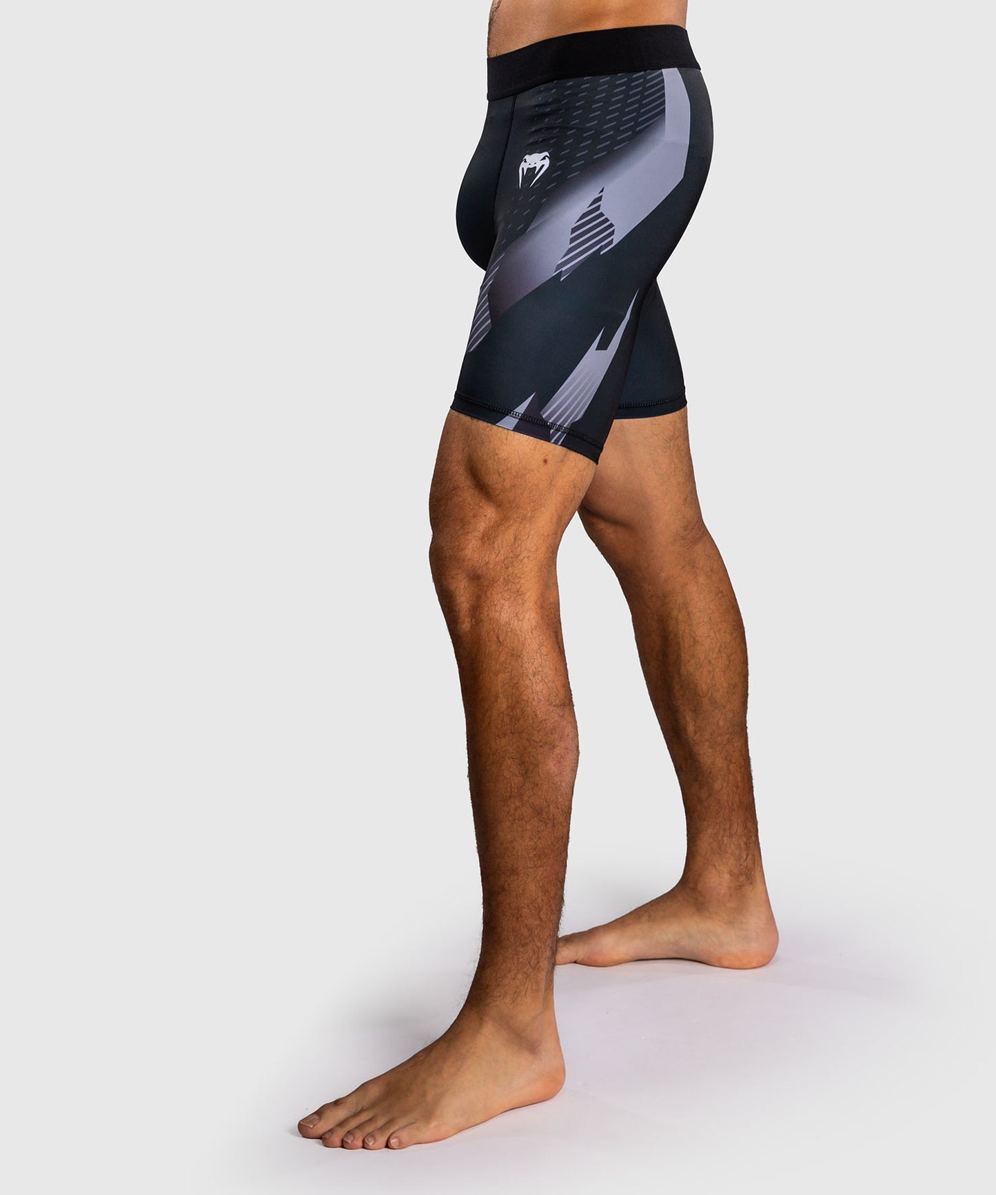 Venum No-Gi 6.0 Pantalón Corto de Compresión - Negro/Blanco
