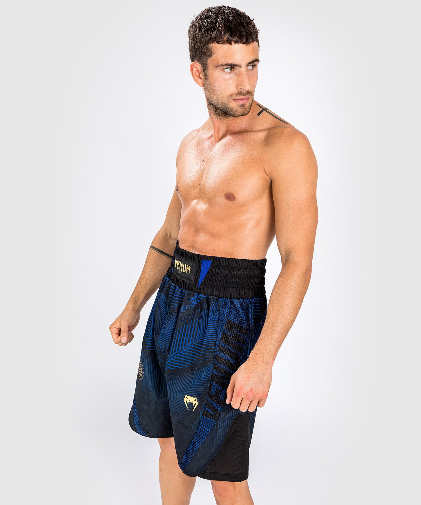 Venum Phantom Loma Short de Boxeo - Negro/Azul